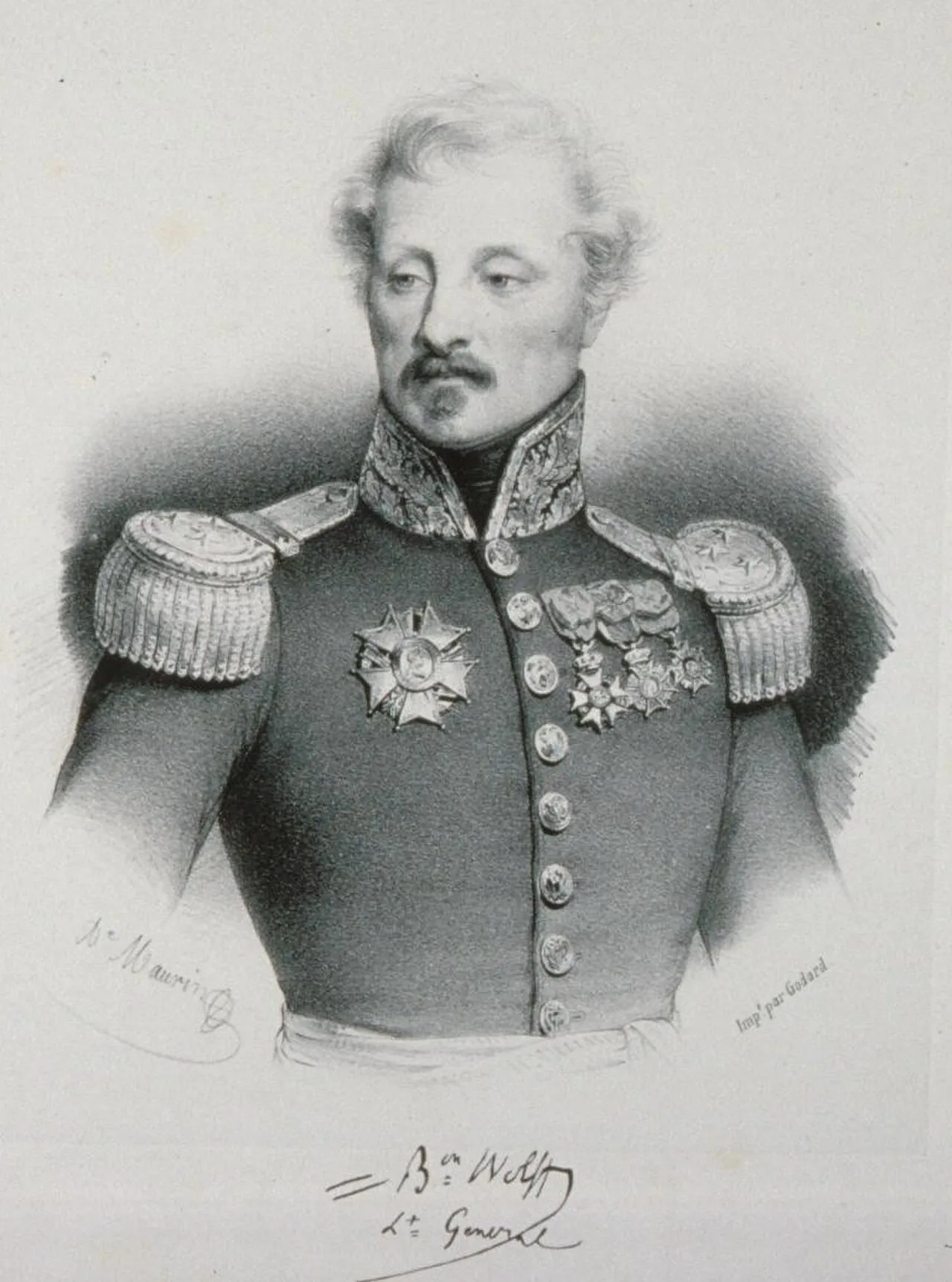 Porträt von Marc François Jérôme Wolff (1776–1848) – Gedenkseite