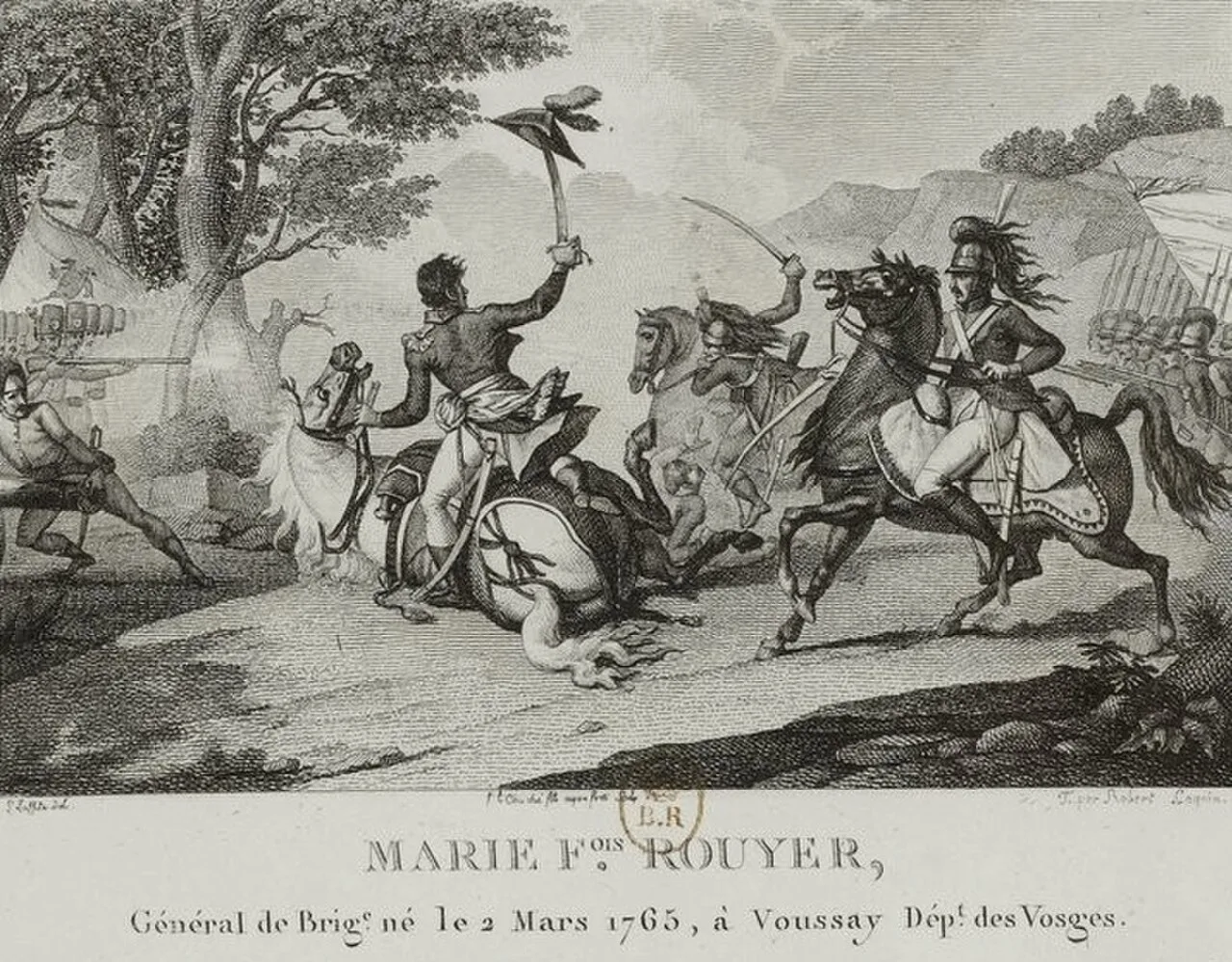 Porträt von Marie François Rouyer (1765–1824) – Gedenkseite