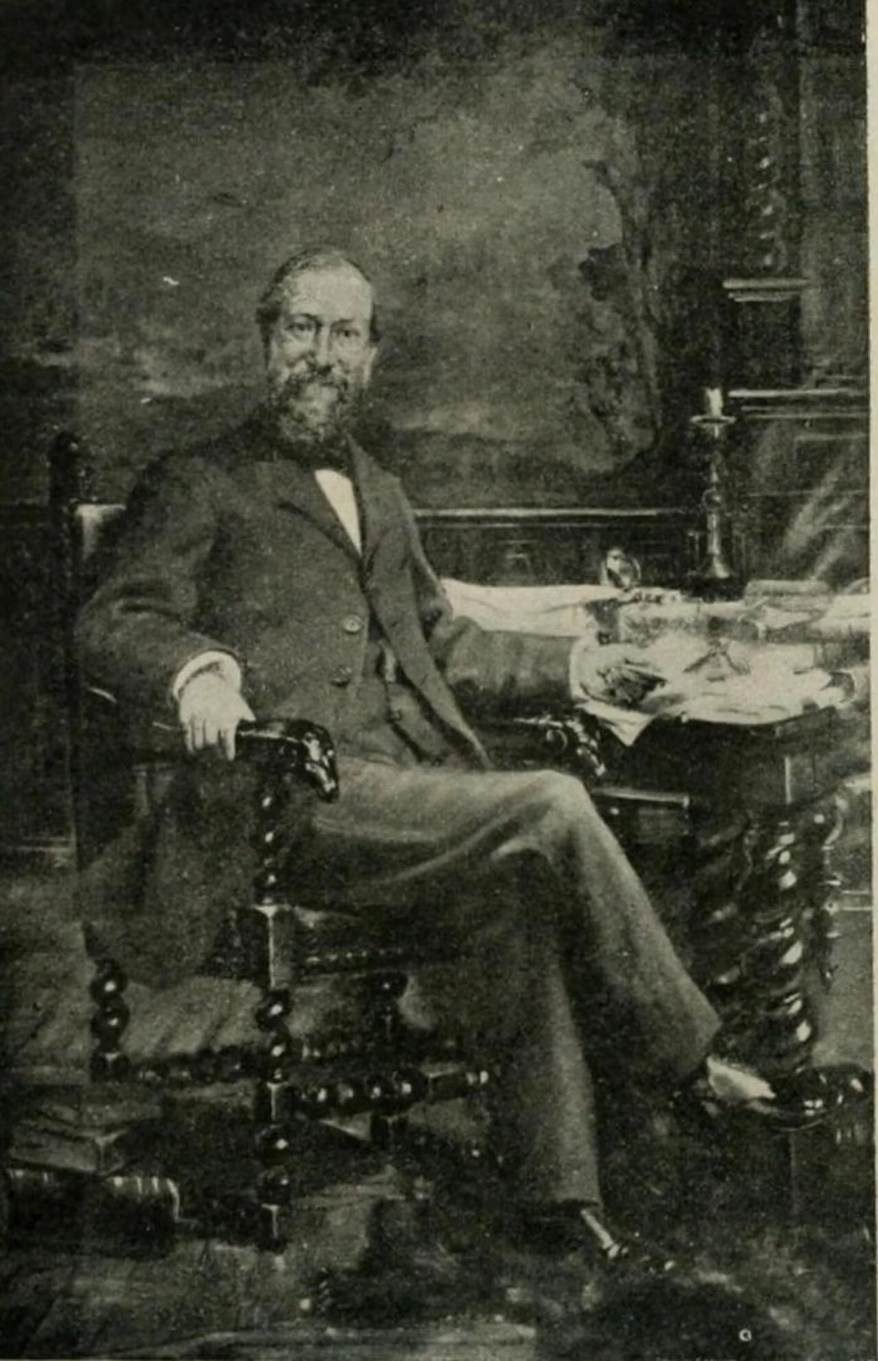 Porträt von Maxime Lecomte (1846–1914) – Gedenkseite