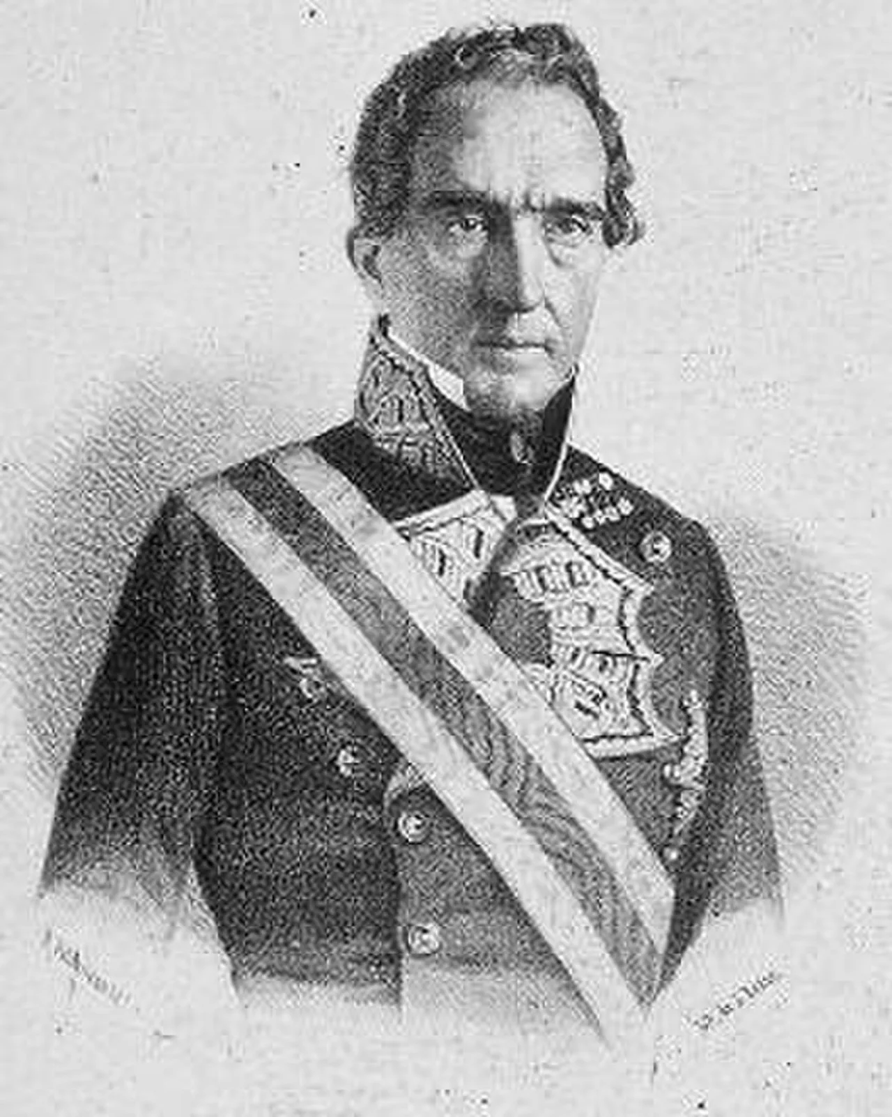 Porträt von Andrés García Camba (1791–1861) – Gedenkseite