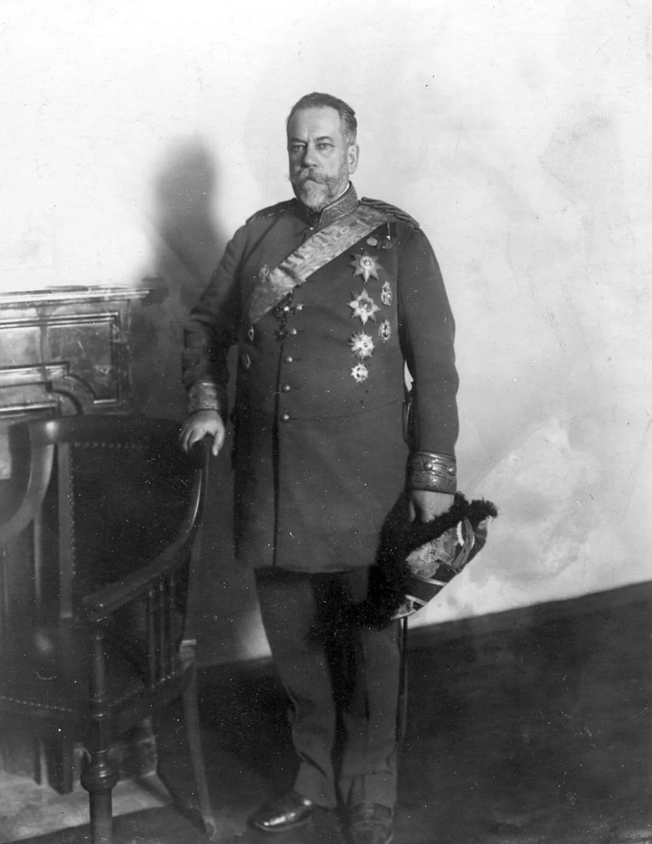 Porträt von Nikolai Alexandrowitsch Dobrowolski (1853–1918) – Gedenkseite