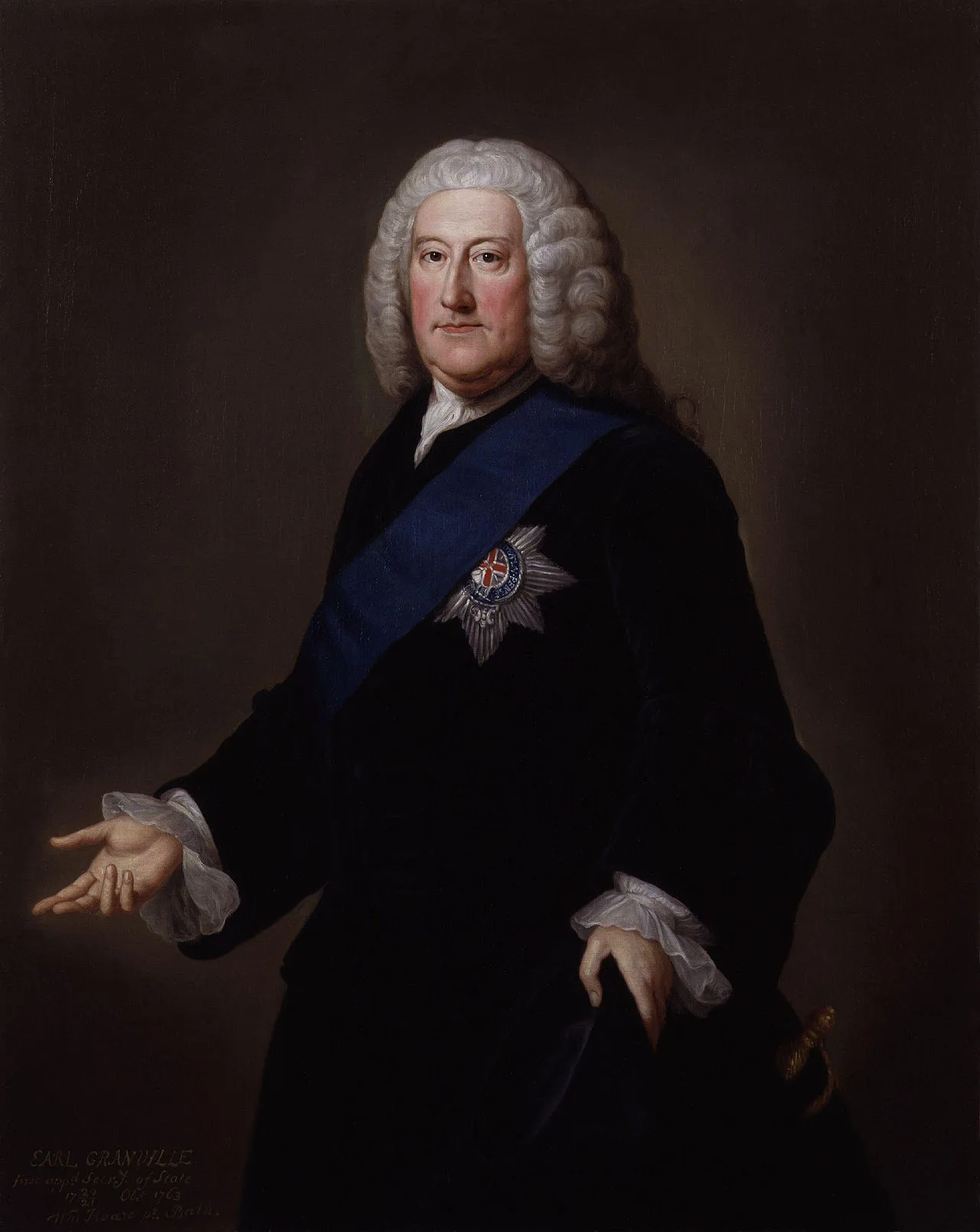 Portrait of John Carteret, 2. Earl Granville (1690–1763) – memorial page
