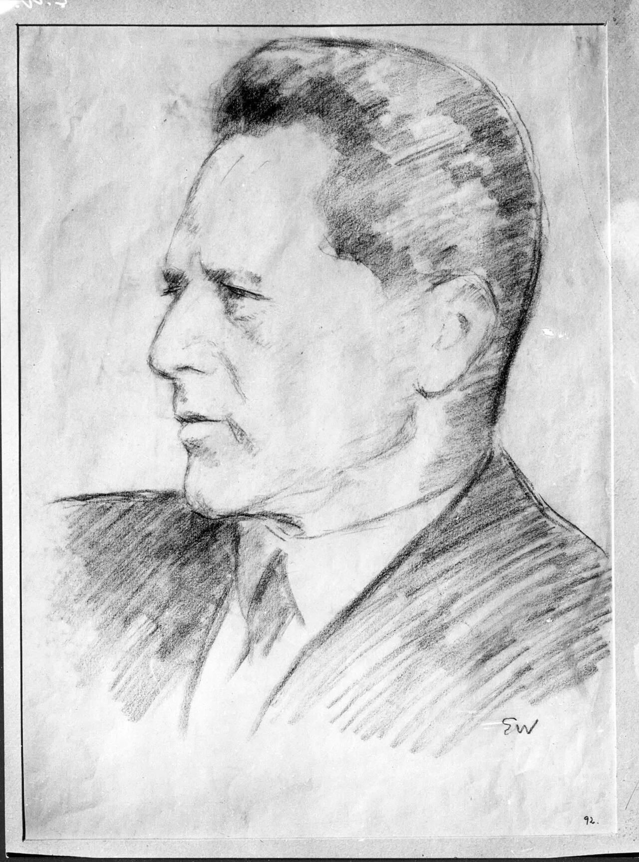 Porträt von Nikolai Nissen Paus (1877–1956) – Gedenkseite