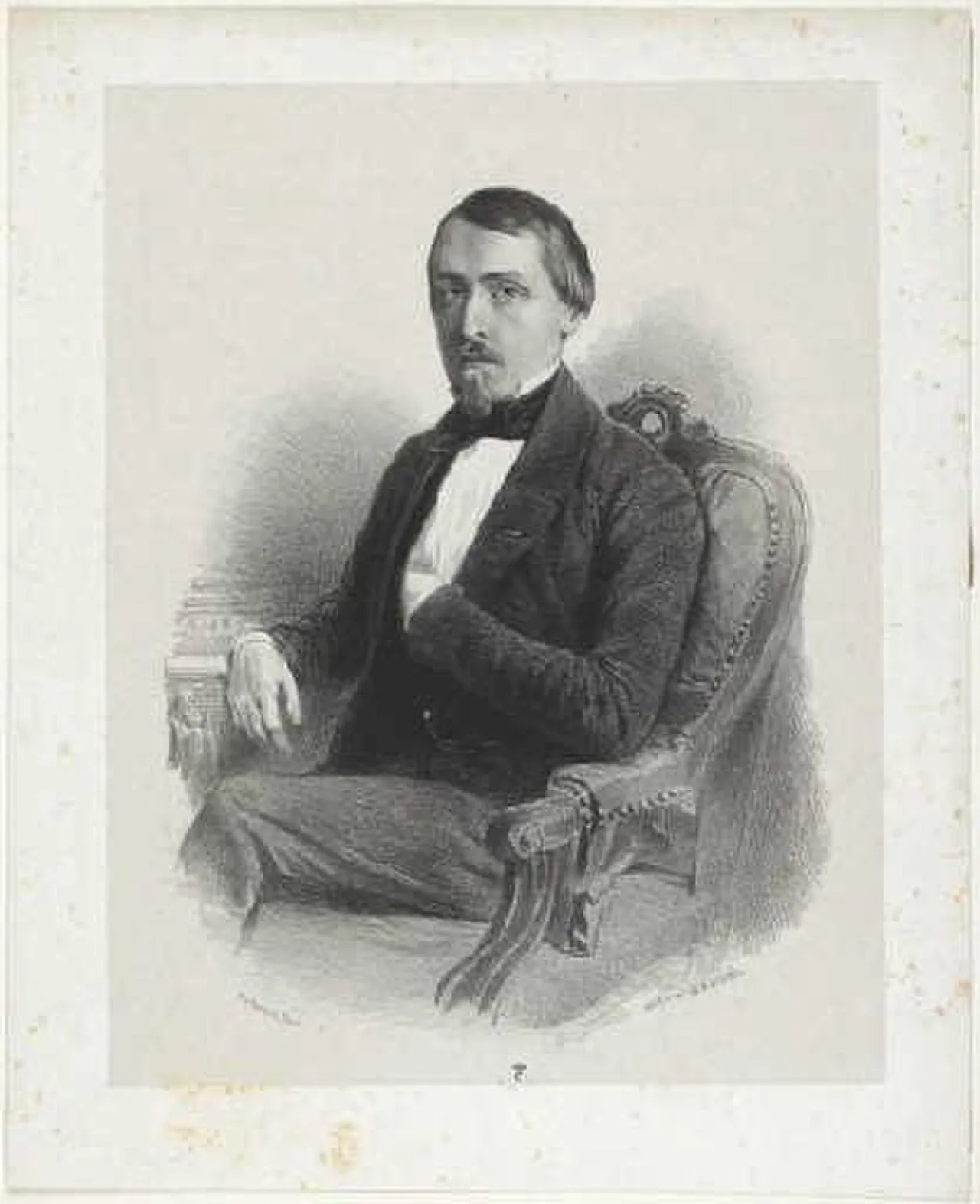 Porträt von Émile Daurand Forgues (1813–1883) – Gedenkseite