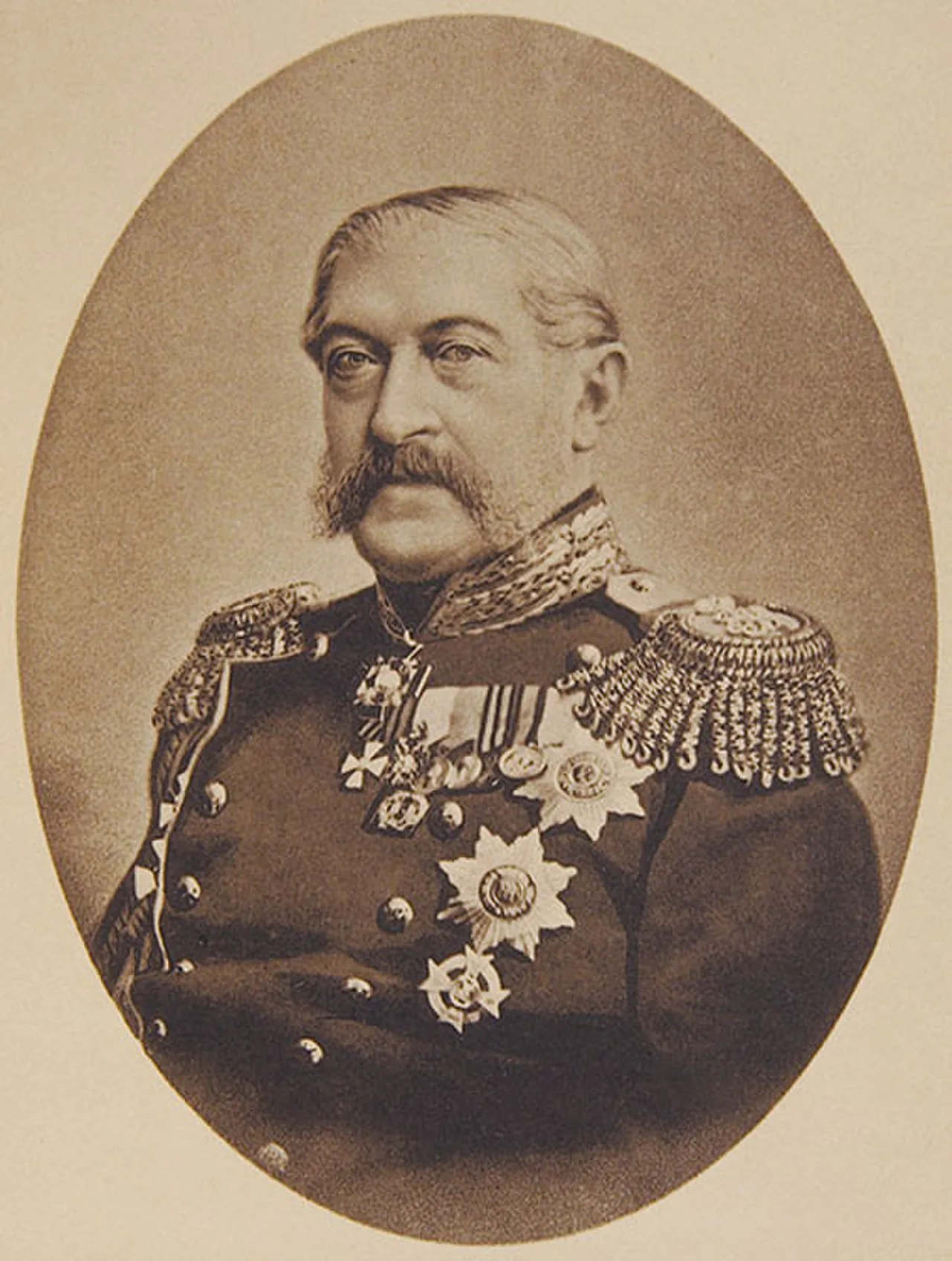 Porträt von Pawel Nikolajewitsch Ignatjew (1797–1880) – Gedenkseite