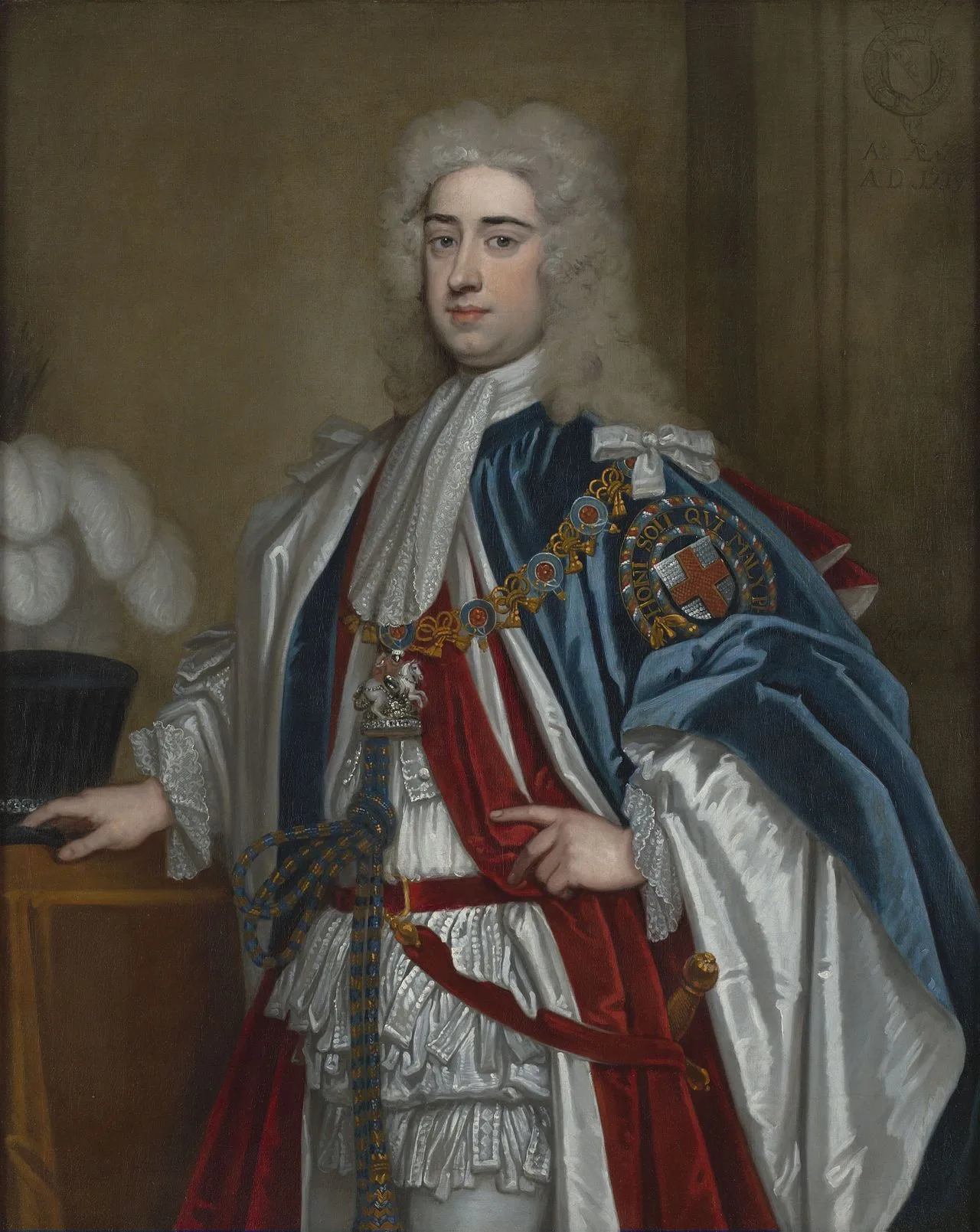 Porträt von Lionel Sackville, 1st Duke of Dorset (1688–1765) – Gedenkseite