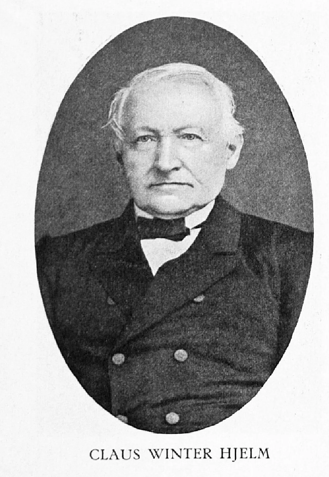 Portrait of Claus Winter Hjelm (1797–1871) – memorial page