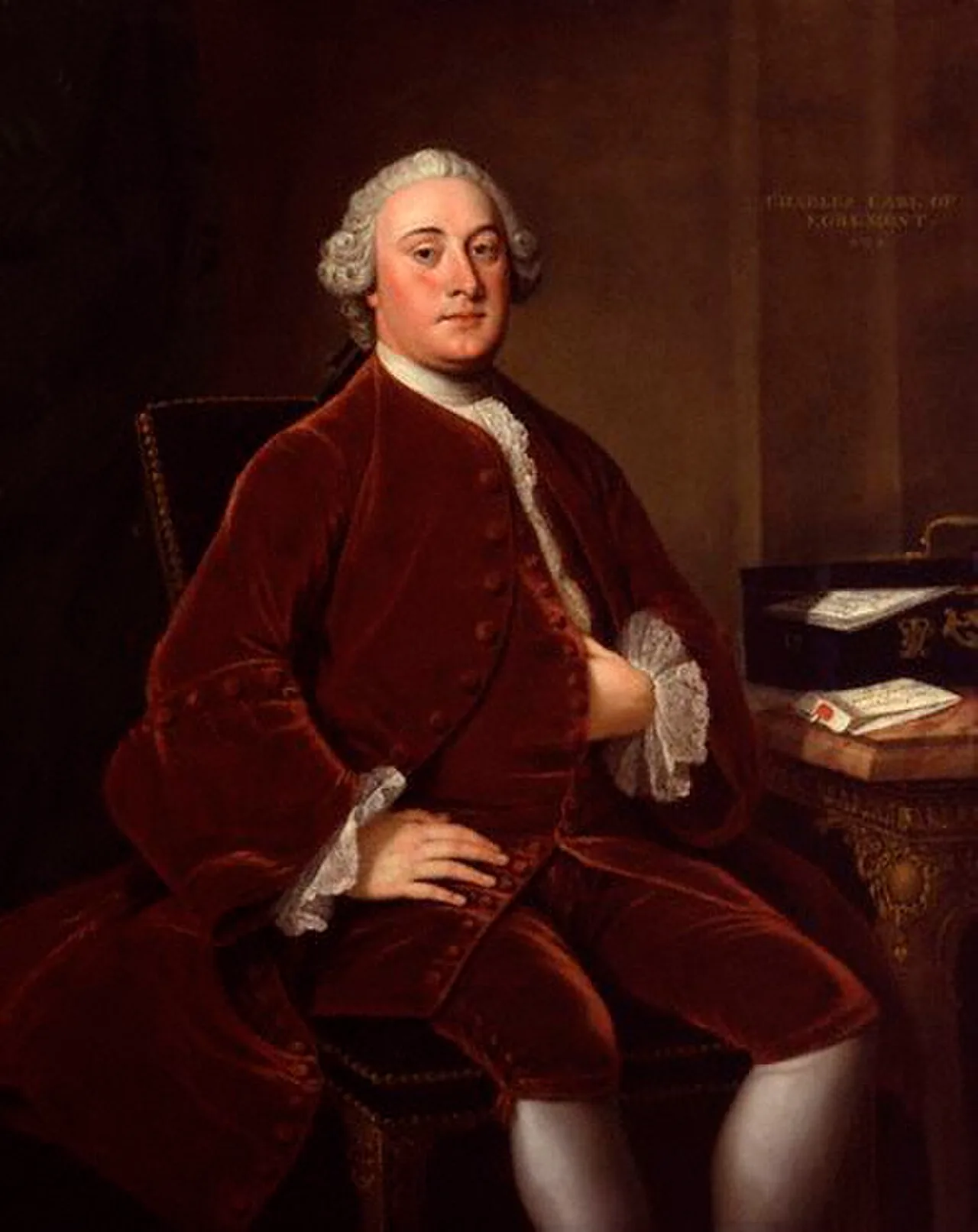Porträt von Charles Wyndham, 2. Earl of Egremont (1710–1763) – Gedenkseite