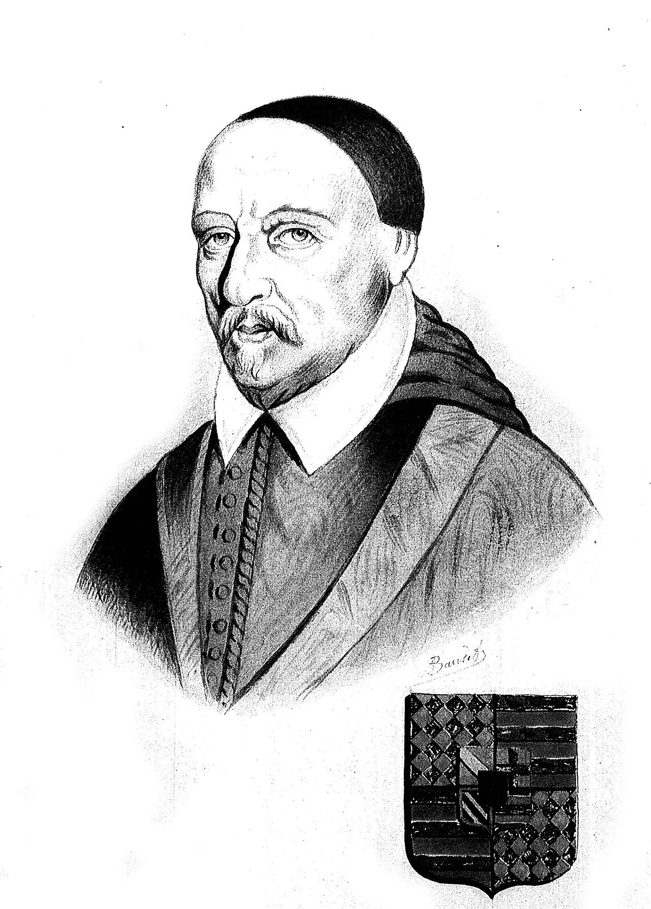 Porträt von Philippe du Bec (1519–1605) – Gedenkseite