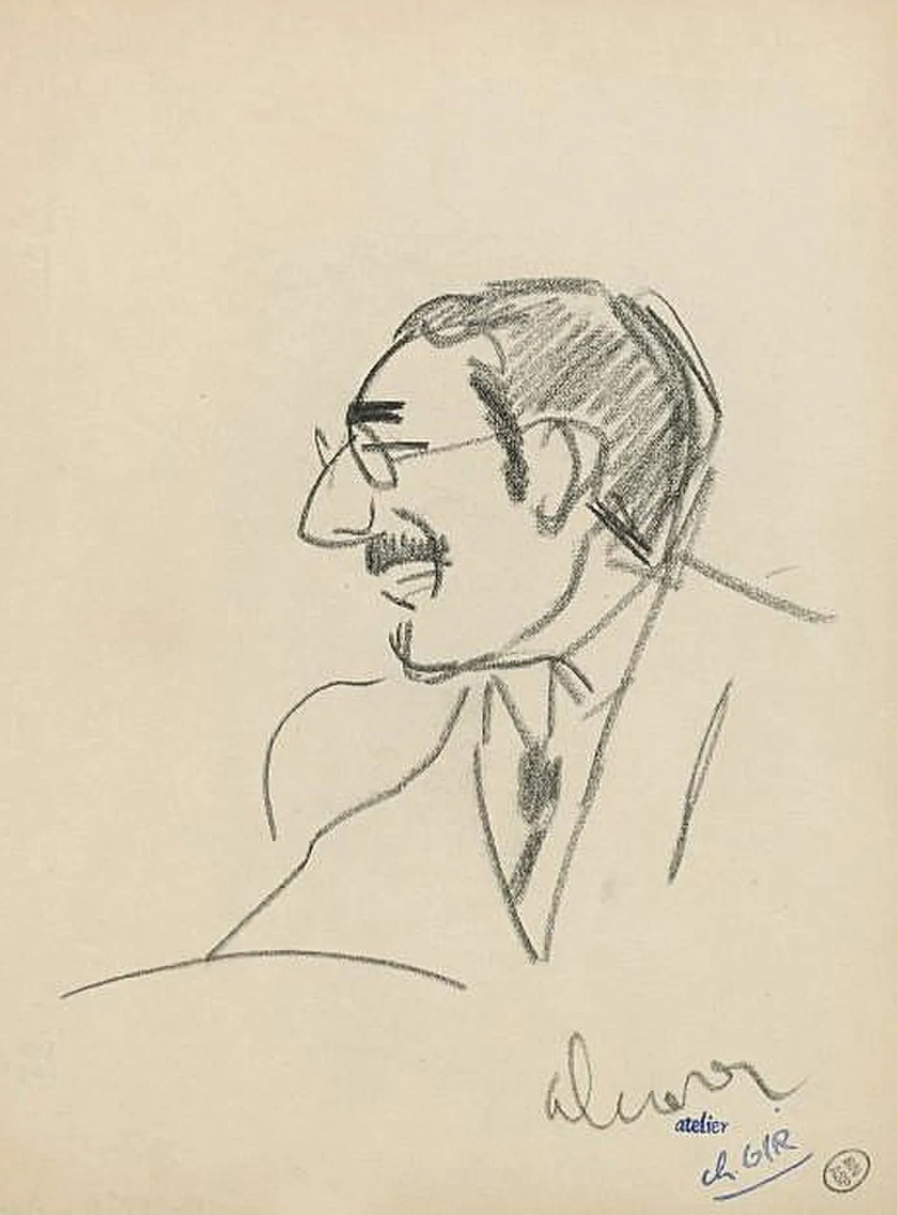 Portrait of Pierre Alcover (1893–1957) – memorial page