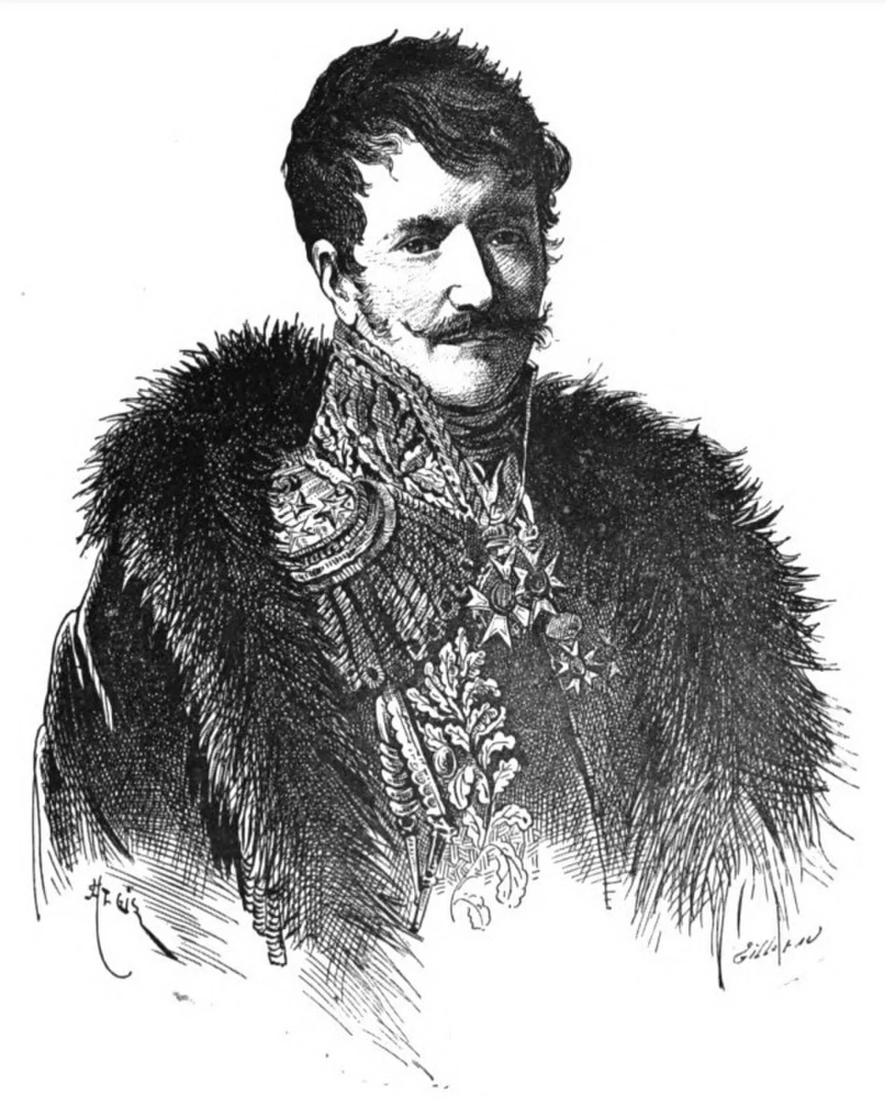 Porträt von Pierre David de Colbert-Chabanais (1774–1853) – Gedenkseite