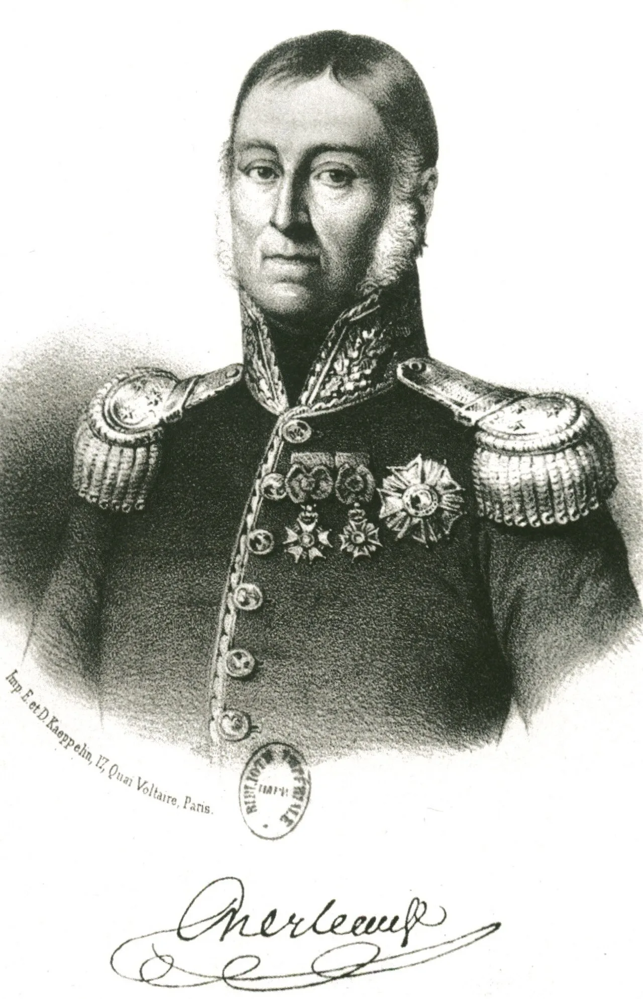 Porträt von Pierre Hugues Victoire Merle (1766–1830) – Gedenkseite