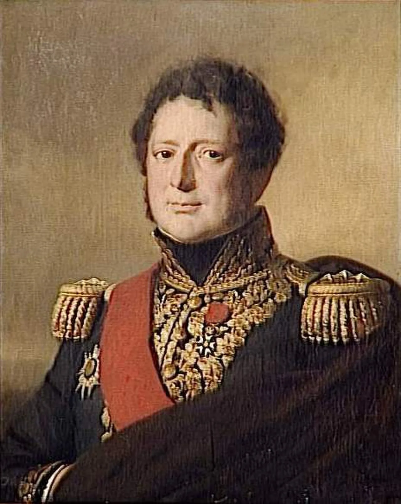 Porträt von Pierre Louis François Paultre de Lamotte (1774–1840) – Gedenkseite