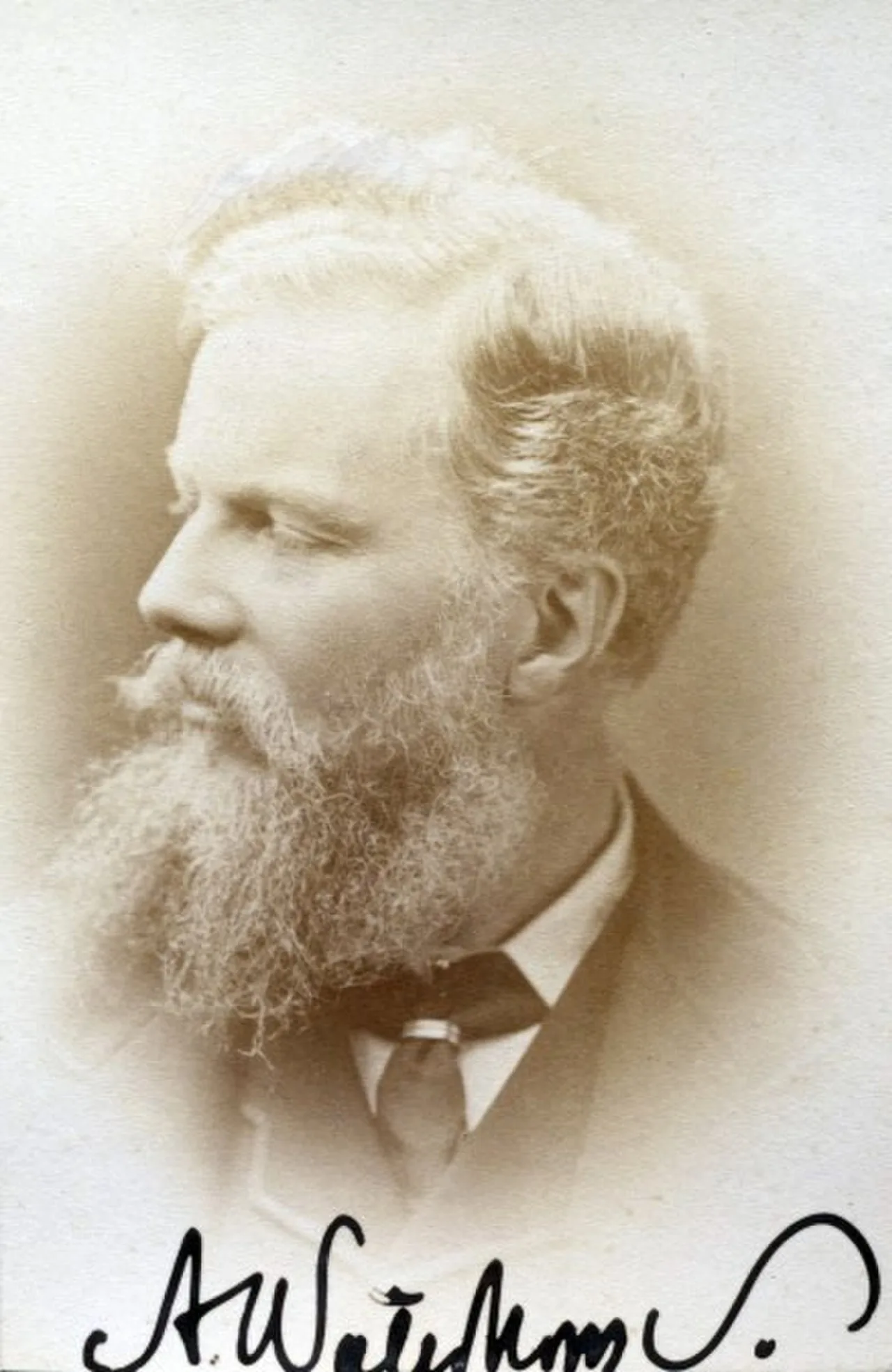Portrait of Alfred Waterhouse (1830–1905) – memorial page