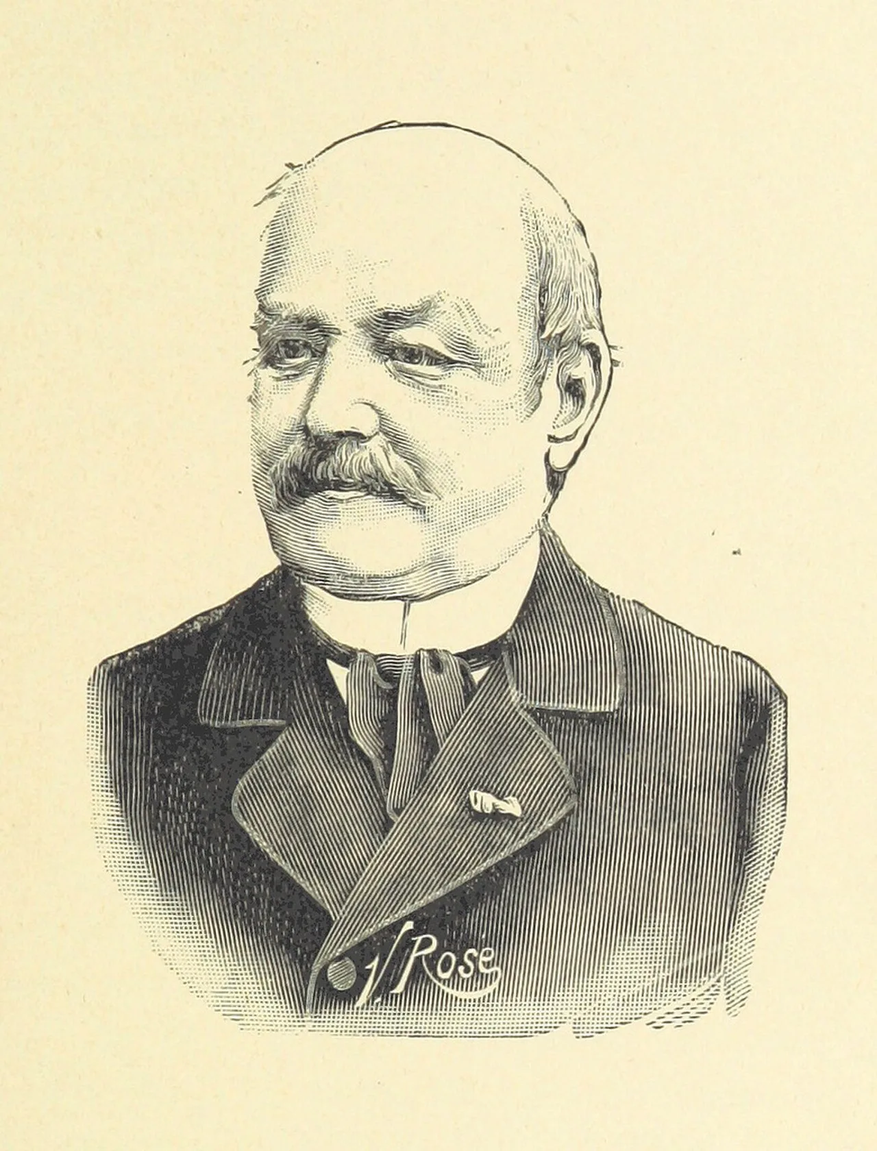 Porträt von Prosper-Claude-Ignace-Constant Brugière de Barante (1816–1889) – Gedenkseite