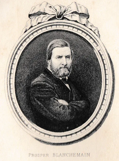 Portrait of Prosper Blanchemain (1816–1879) – memorial page