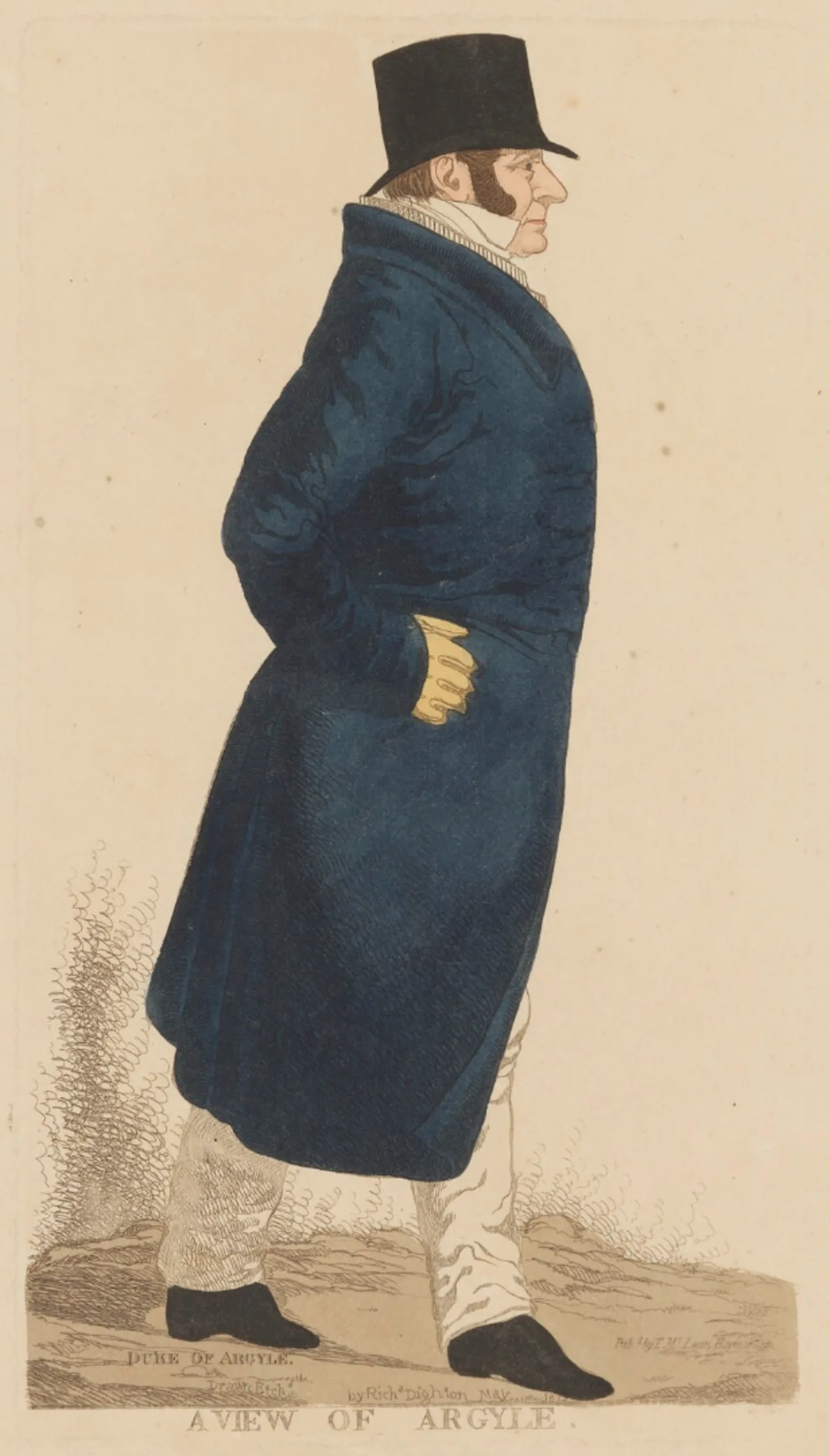 Porträt von George Campbell, 6. Duke of Argyll (1768–1839) – Gedenkseite