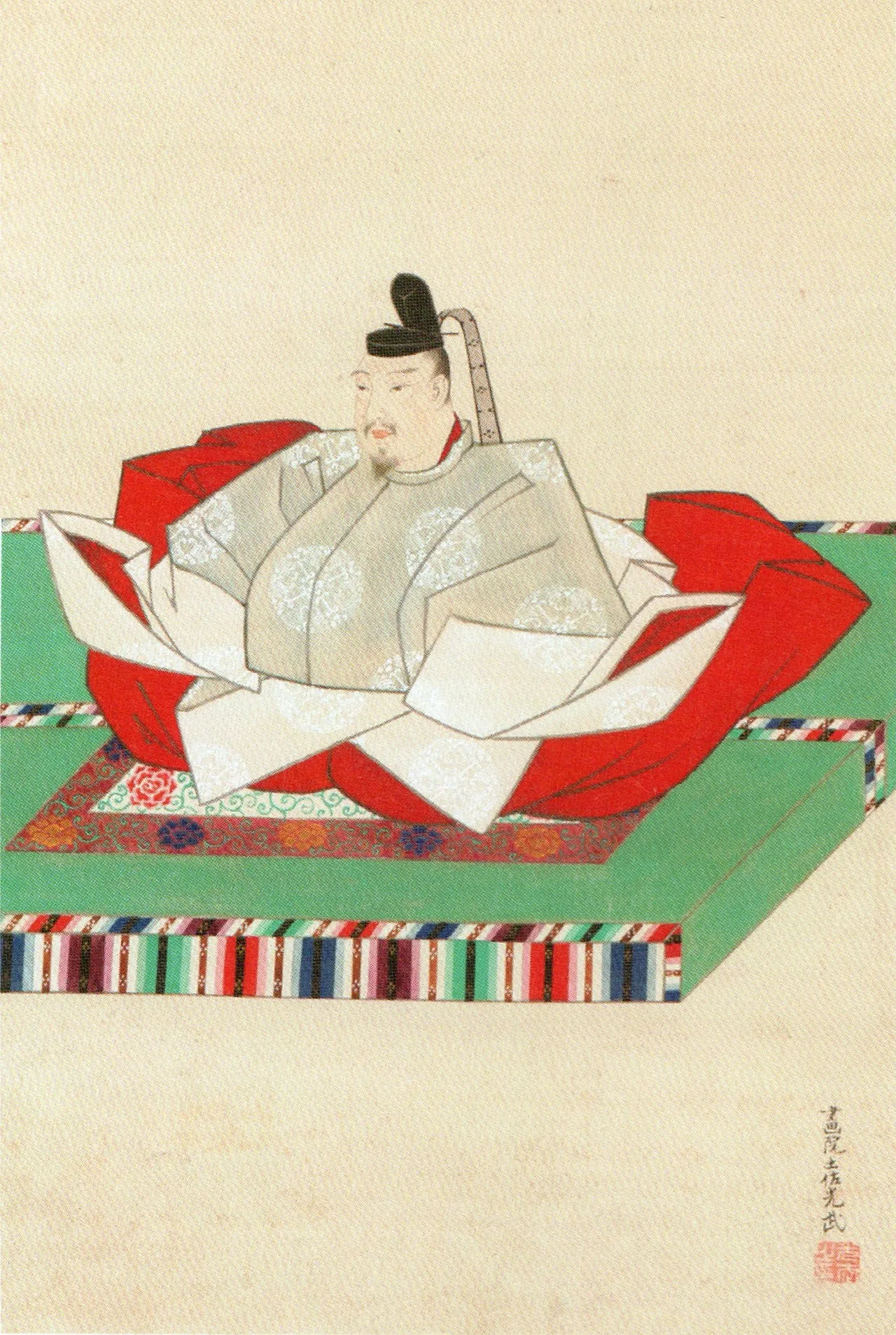 Porträt von Go-Kashiwabara (1464–1526) – Gedenkseite