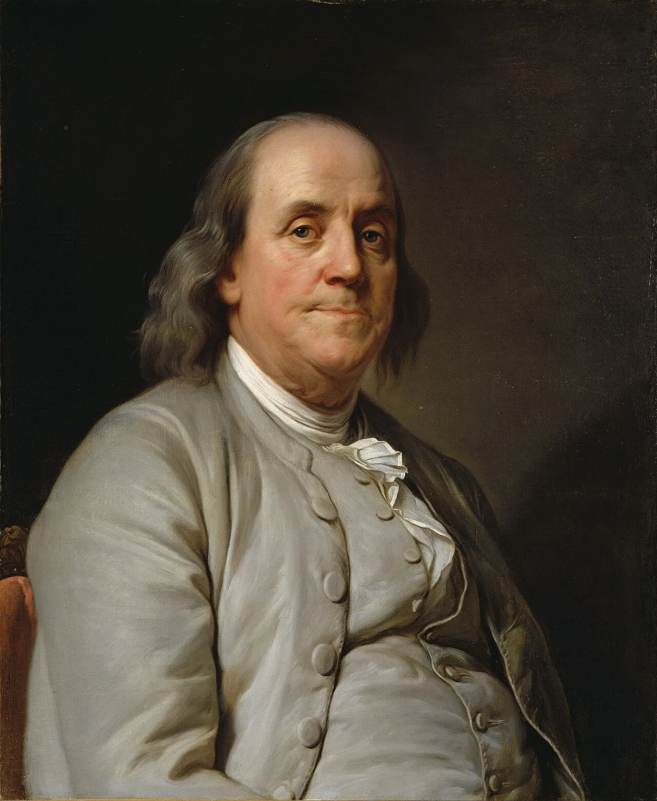 Porträt von Benjamin Franklin (1706–1790) – Gedenkseite