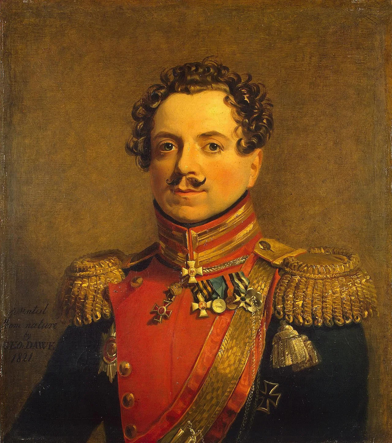 Porträt von Stepan Stepanowitsch Andrejewski (1782–1842) – Gedenkseite