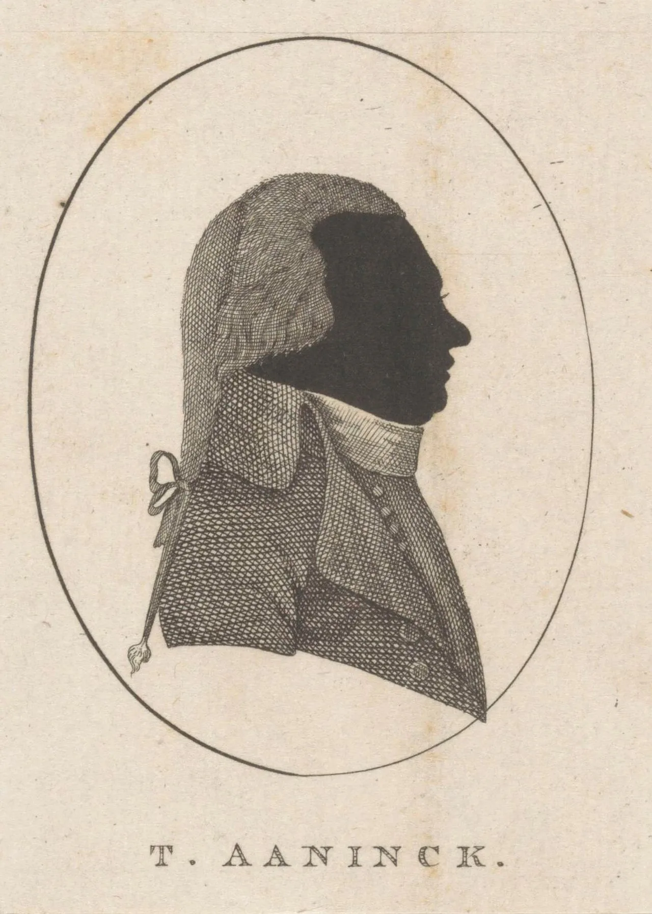 Portrait of Theodorus Aaninck (1760–1819) – memorial page