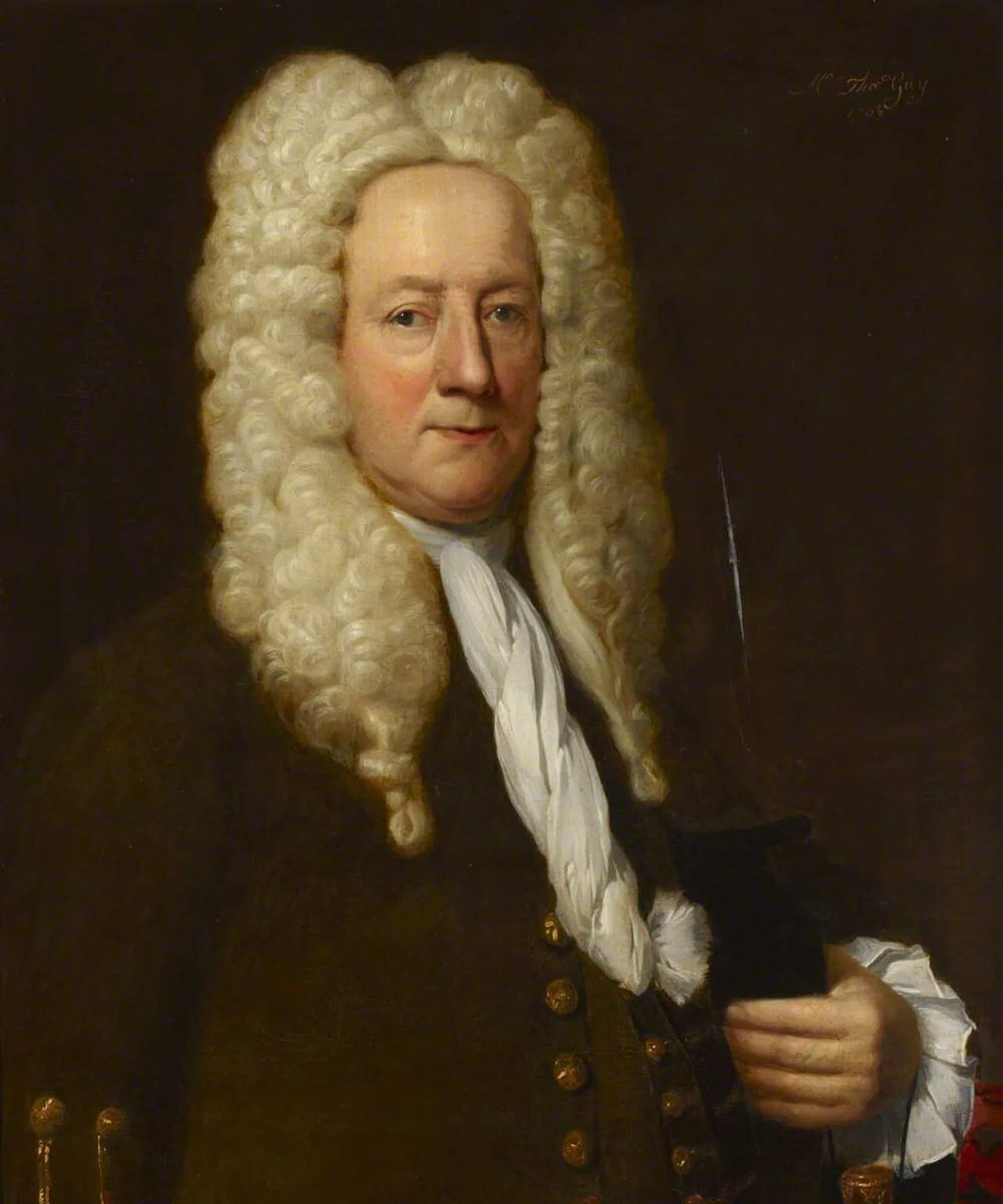 Portrait of Thomas Guy (1644–1724) – memorial page