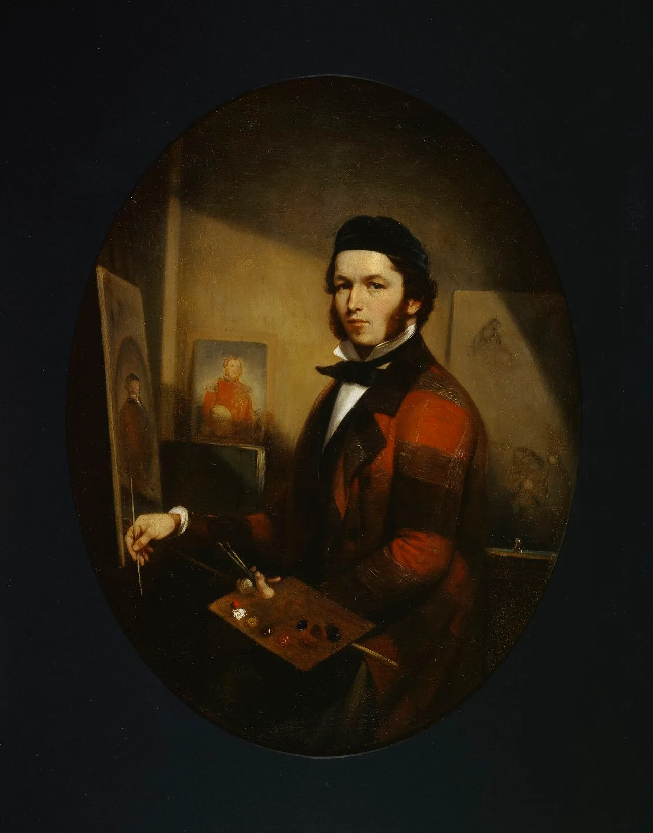 Porträt von Théophile Hamel (1817–1870) – Gedenkseite