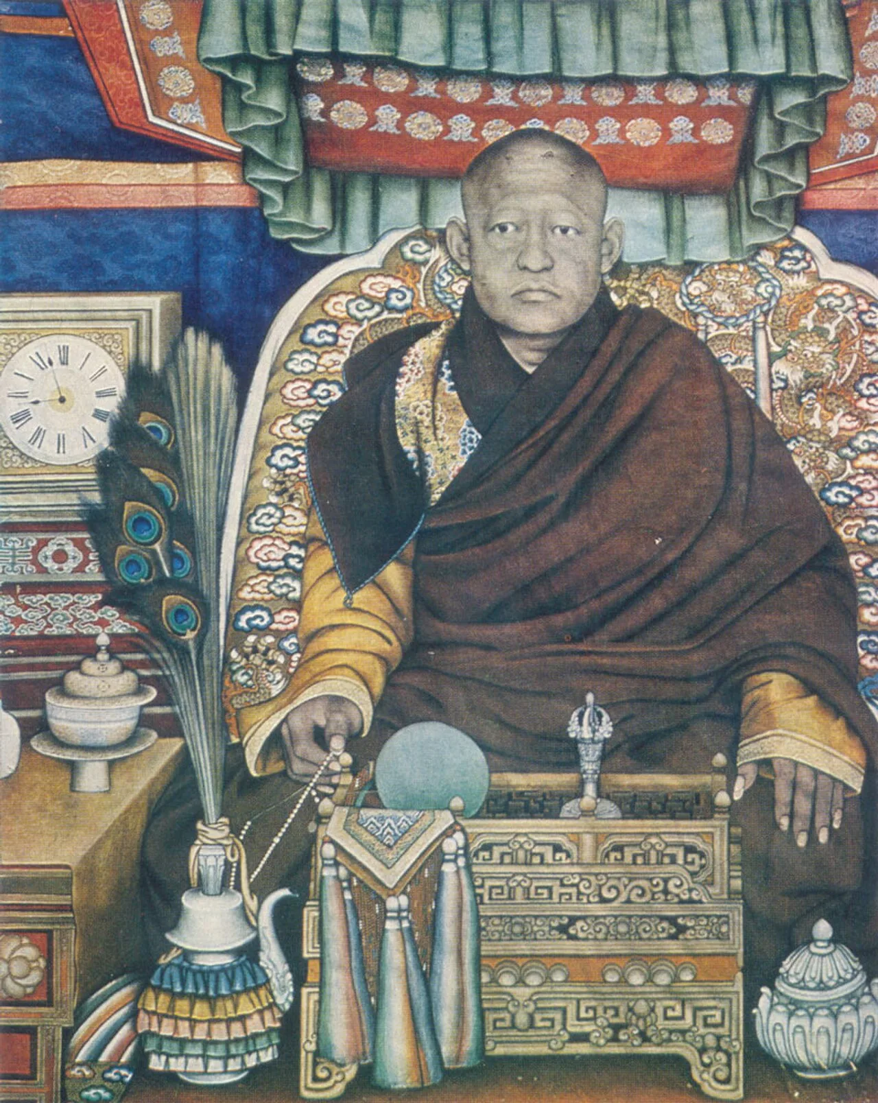 Porträt von Bogd Khan (1869–1924) – Gedenkseite