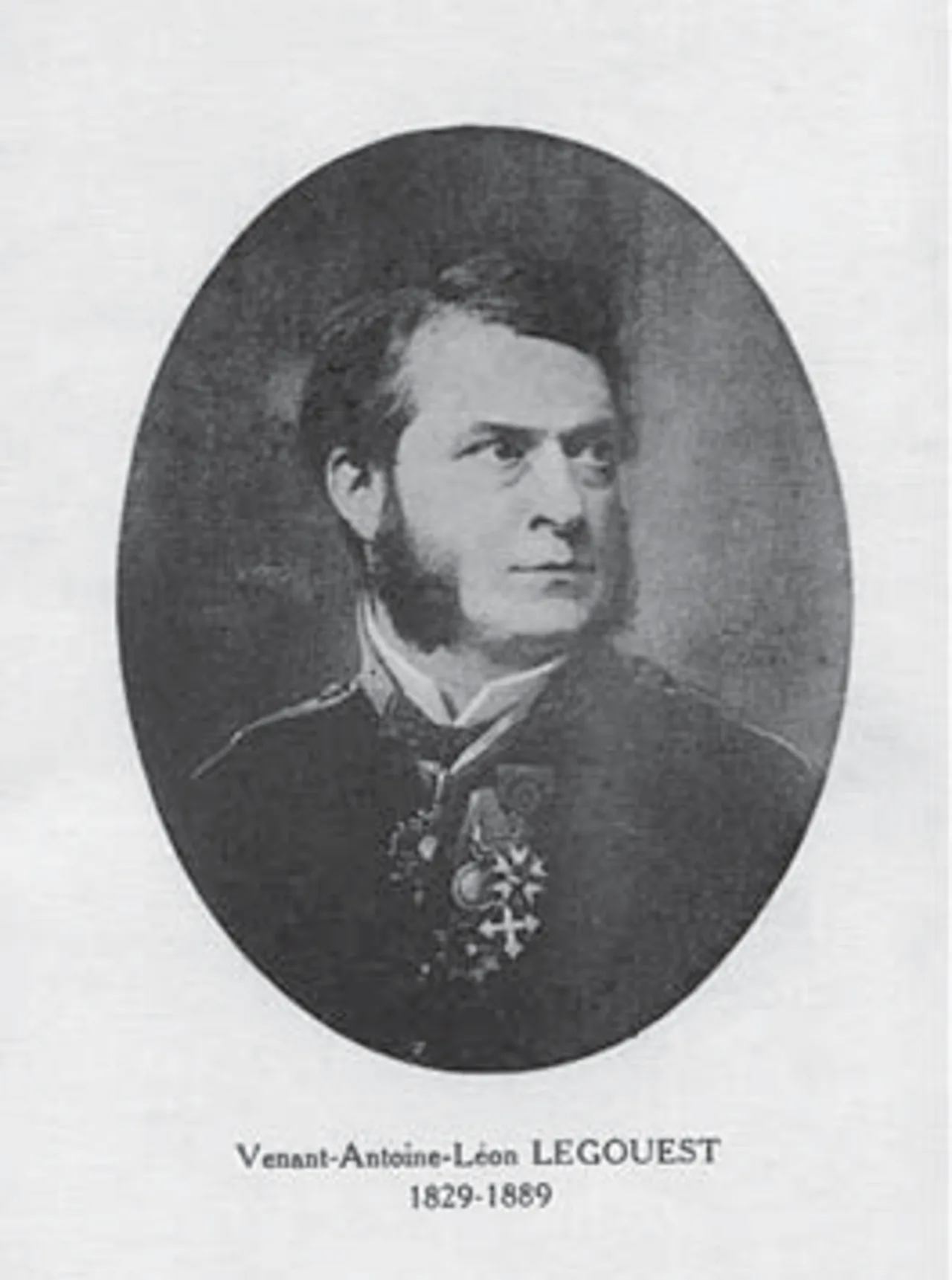 Porträt von Léon Legouest (1820–1889) – Gedenkseite