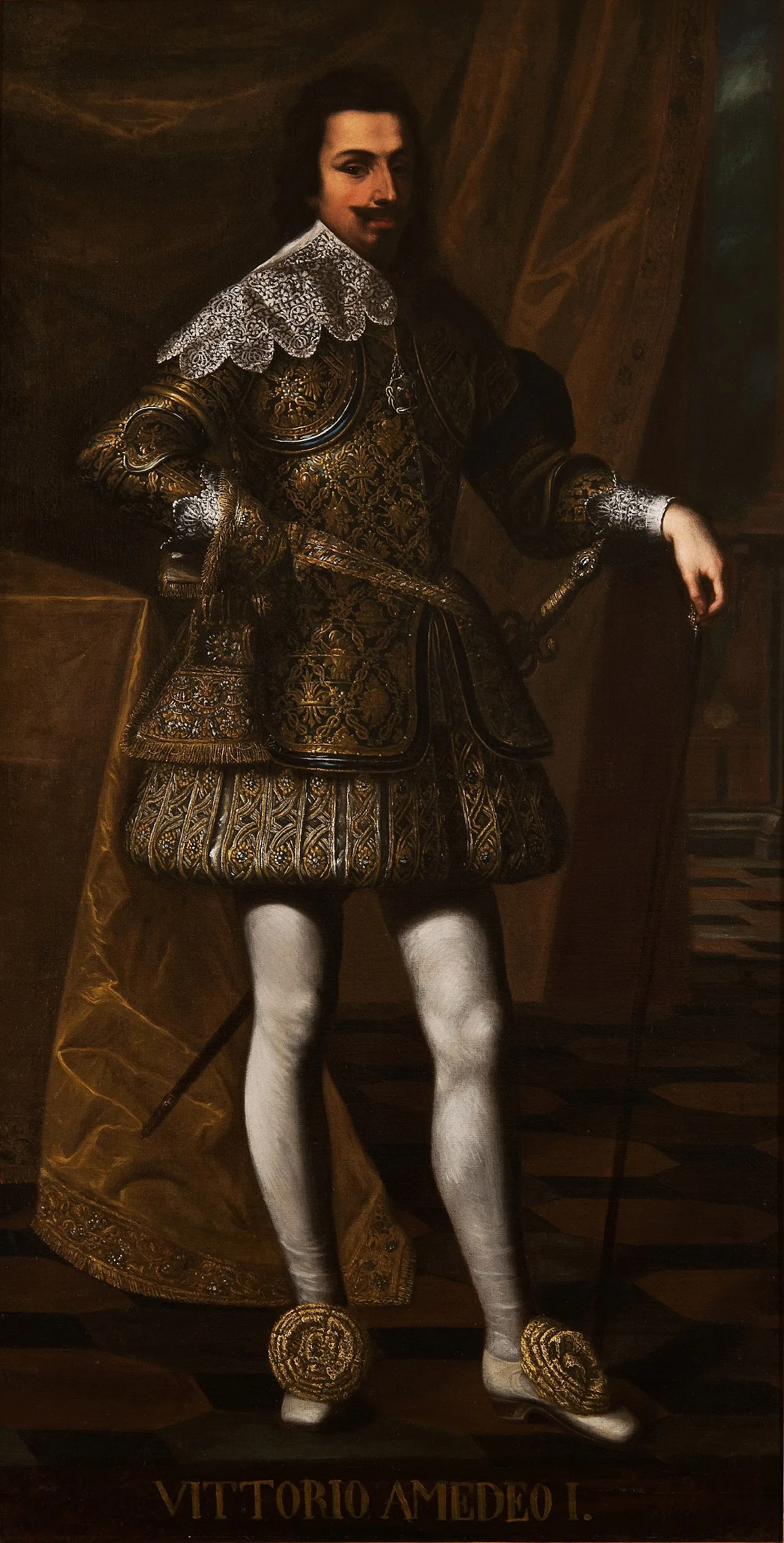 Porträt von Viktor Amadeus I. (1587–1637) – Gedenkseite