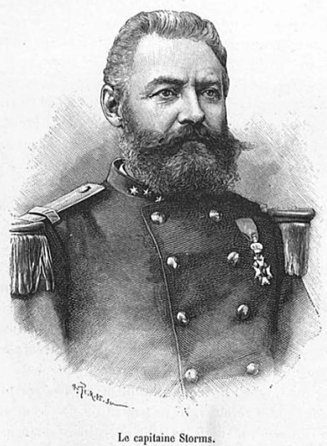 Porträt von Émile Storms (1846–1918) – Gedenkseite