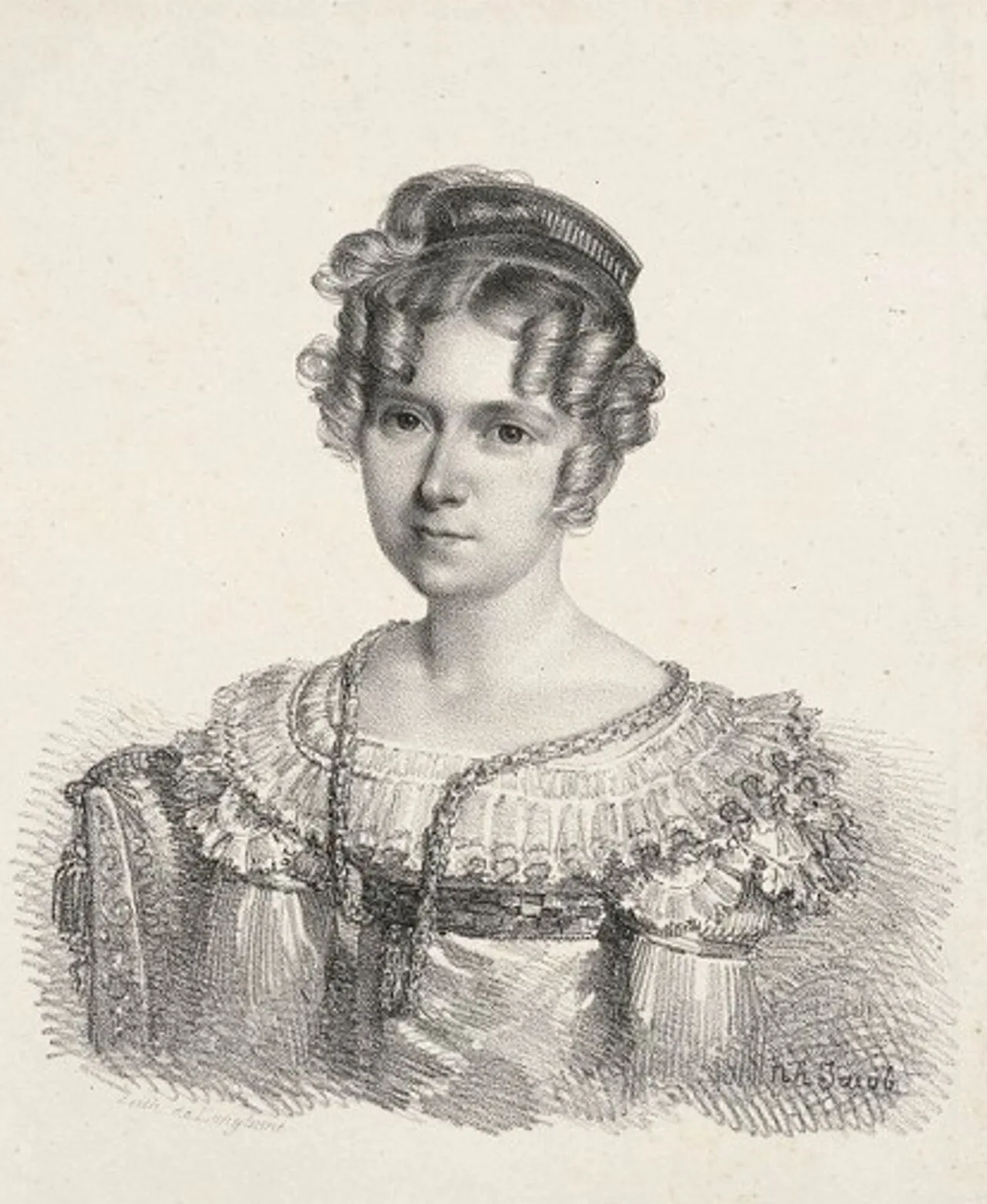 Porträt von Émilie Oberkampf (1794–1856) – Gedenkseite