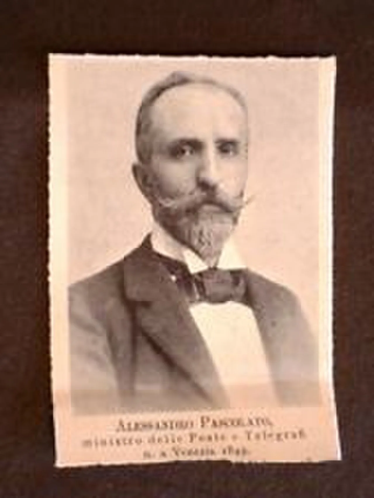 Porträt von Alessandro Pascolato (1841–1905) – Gedenkseite