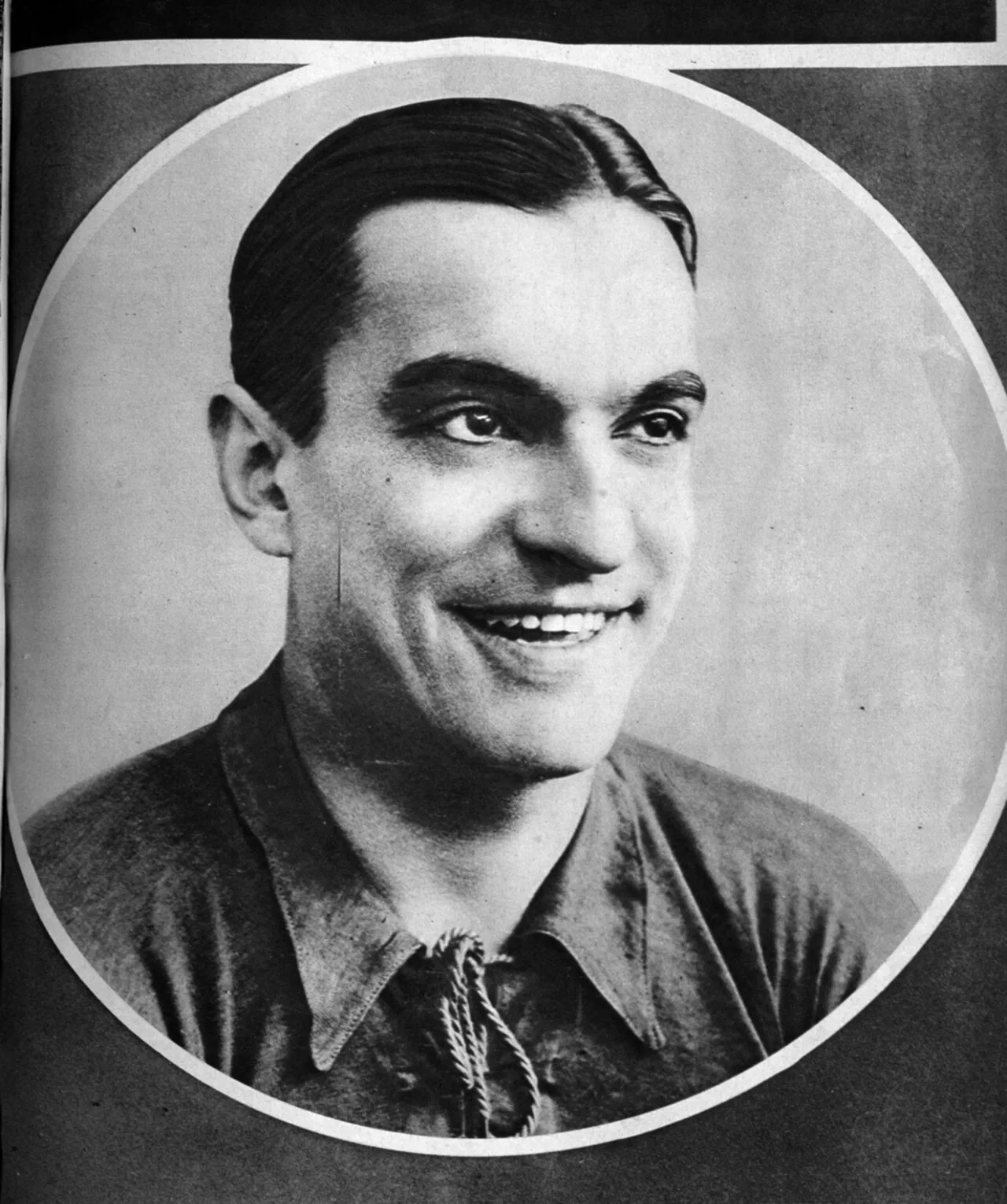 Porträt von Adolfo Zumelzú (1902–1973) – Gedenkseite