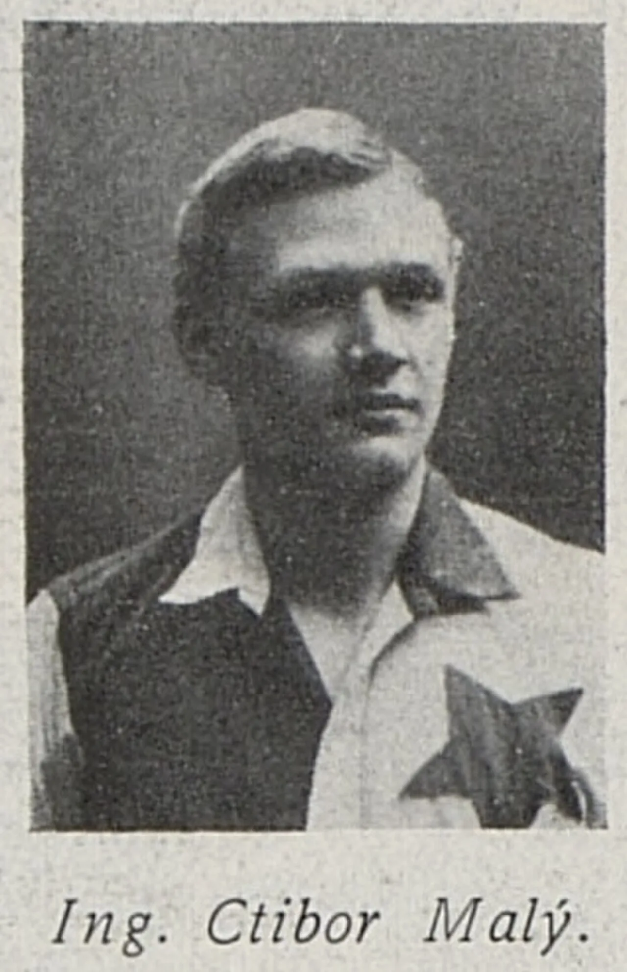 Portrait of Ctibor Malý (1885–1968) – memorial page