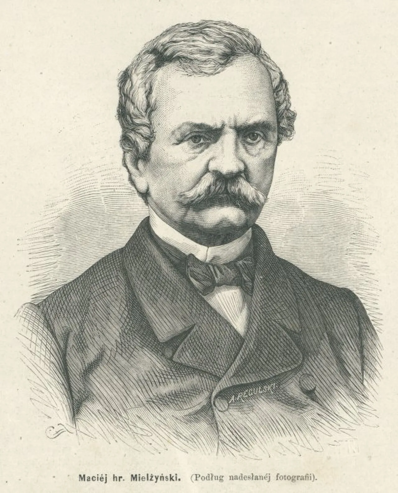 Porträt von Mathias Mielżyński (1799–1870) – Gedenkseite