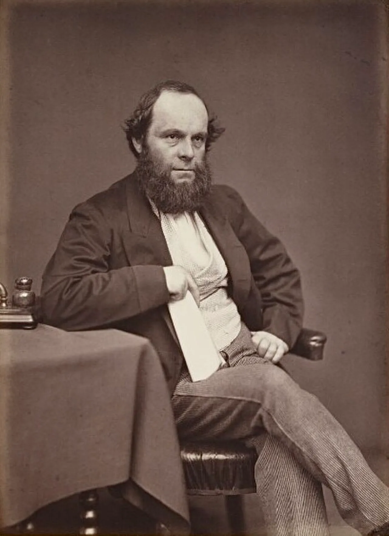 Porträt von Richard Plantagenet Temple-Nugent-Brydges-Chandos-Grenville, 3rd Duke of Buckingham and Chandos (1823–1889) – Gedenkseite