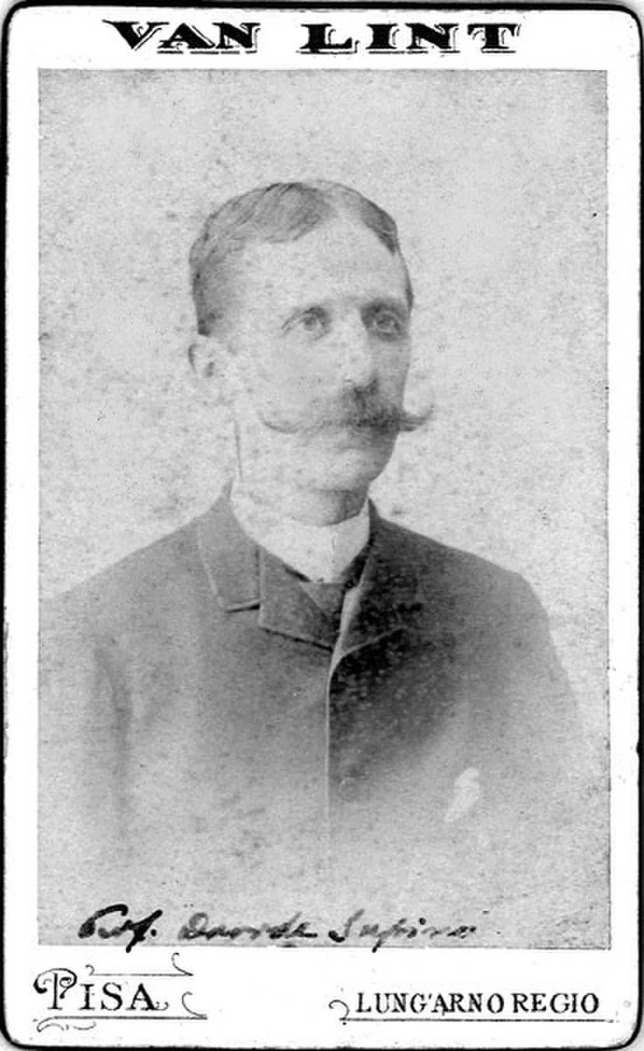 Portrait of David Supino (1850–1937) – memorial page
