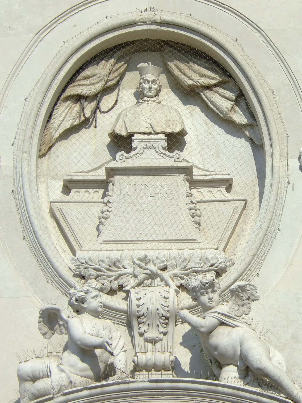 Porträt von Dionisio Dolfin (1663–1734) – Gedenkseite