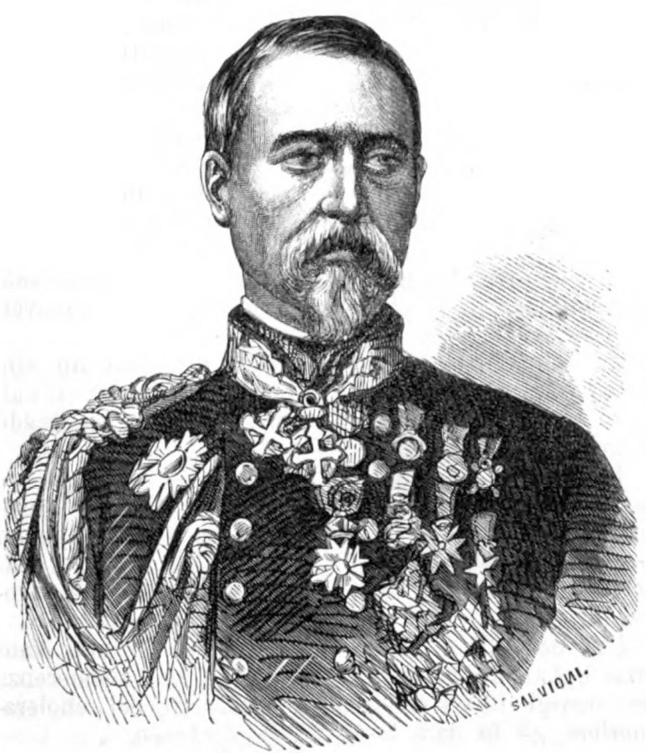 Porträt von Domenico Cucchiari (1806–1900) – Gedenkseite
