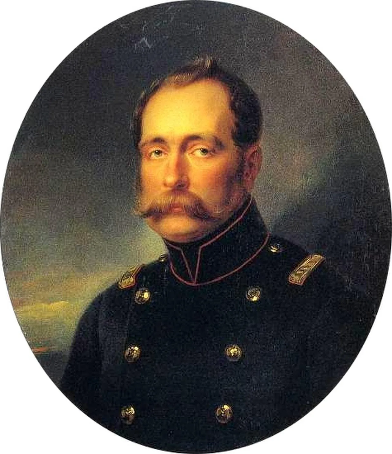Porträt von Michael Pawlowitsch Romanow (1798–1849) – Gedenkseite