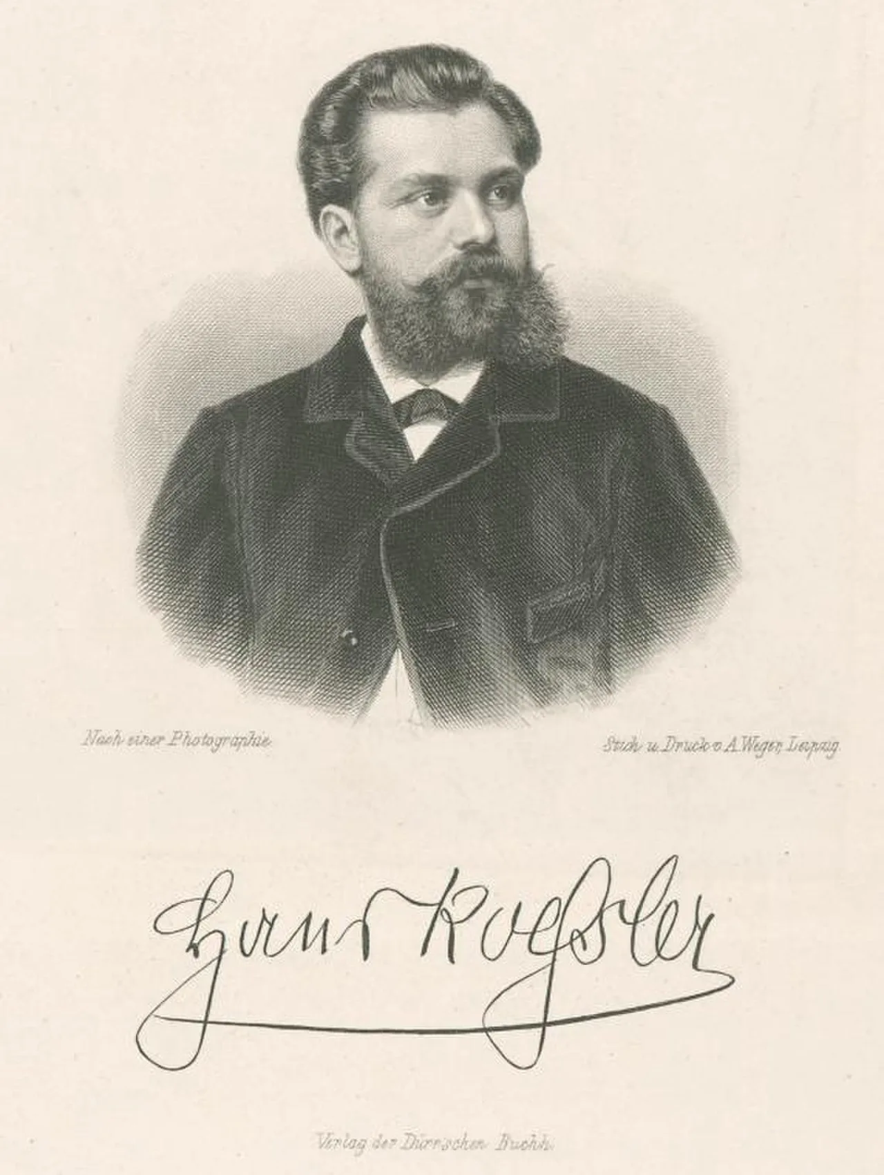 Porträt von Hans Koessler (1853–1926) – Gedenkseite
