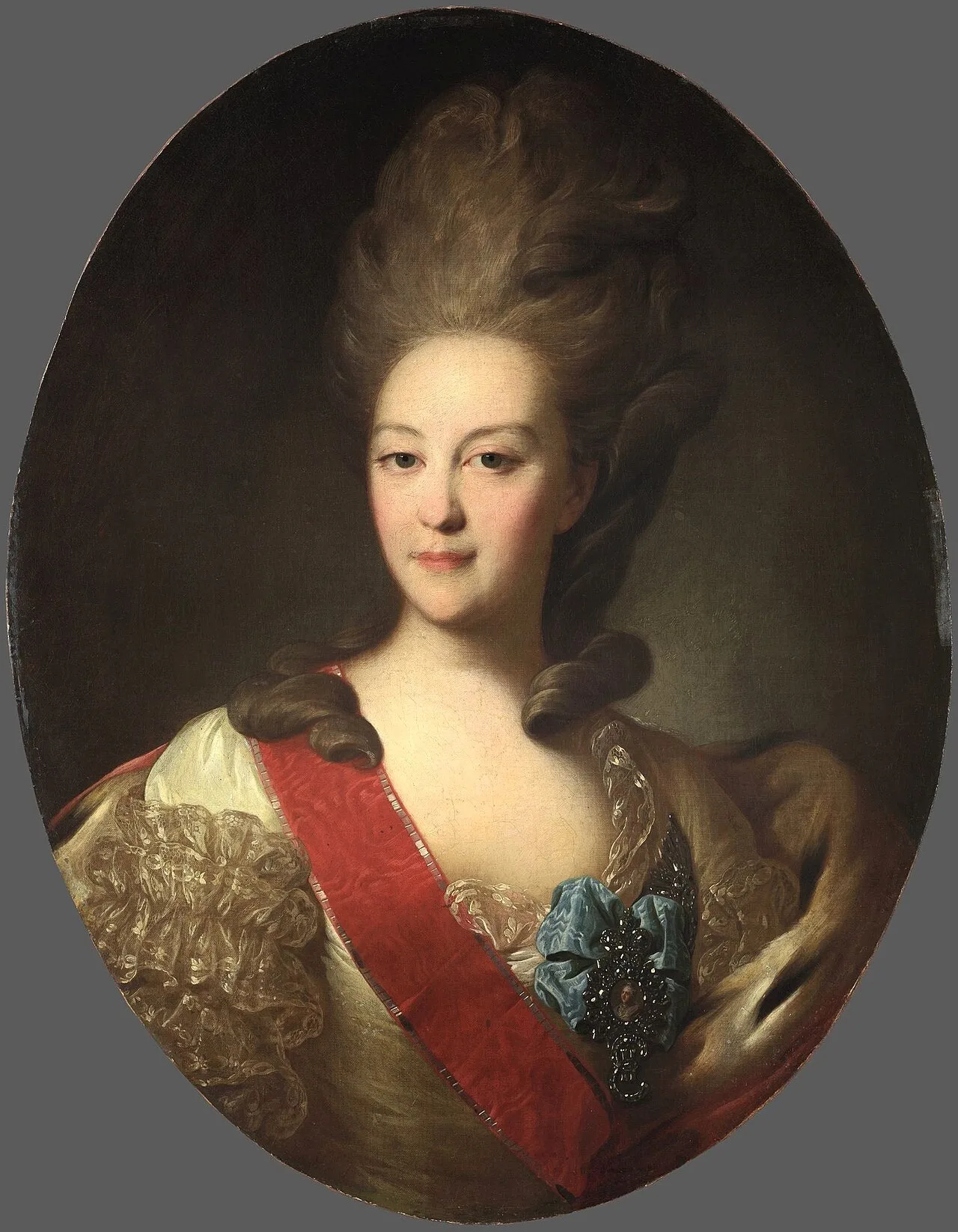 Porträt von Jekaterina Nikolajewna Sinowjewa (1758–1781) – Gedenkseite