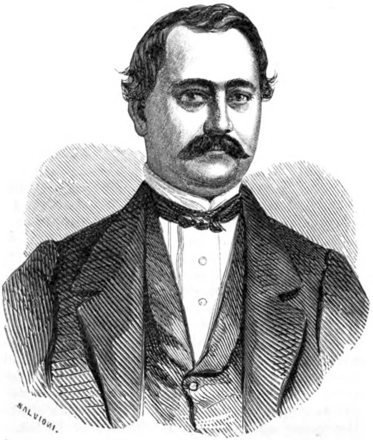 Porträt von Francesco Borgatti (1818–1885) – Gedenkseite