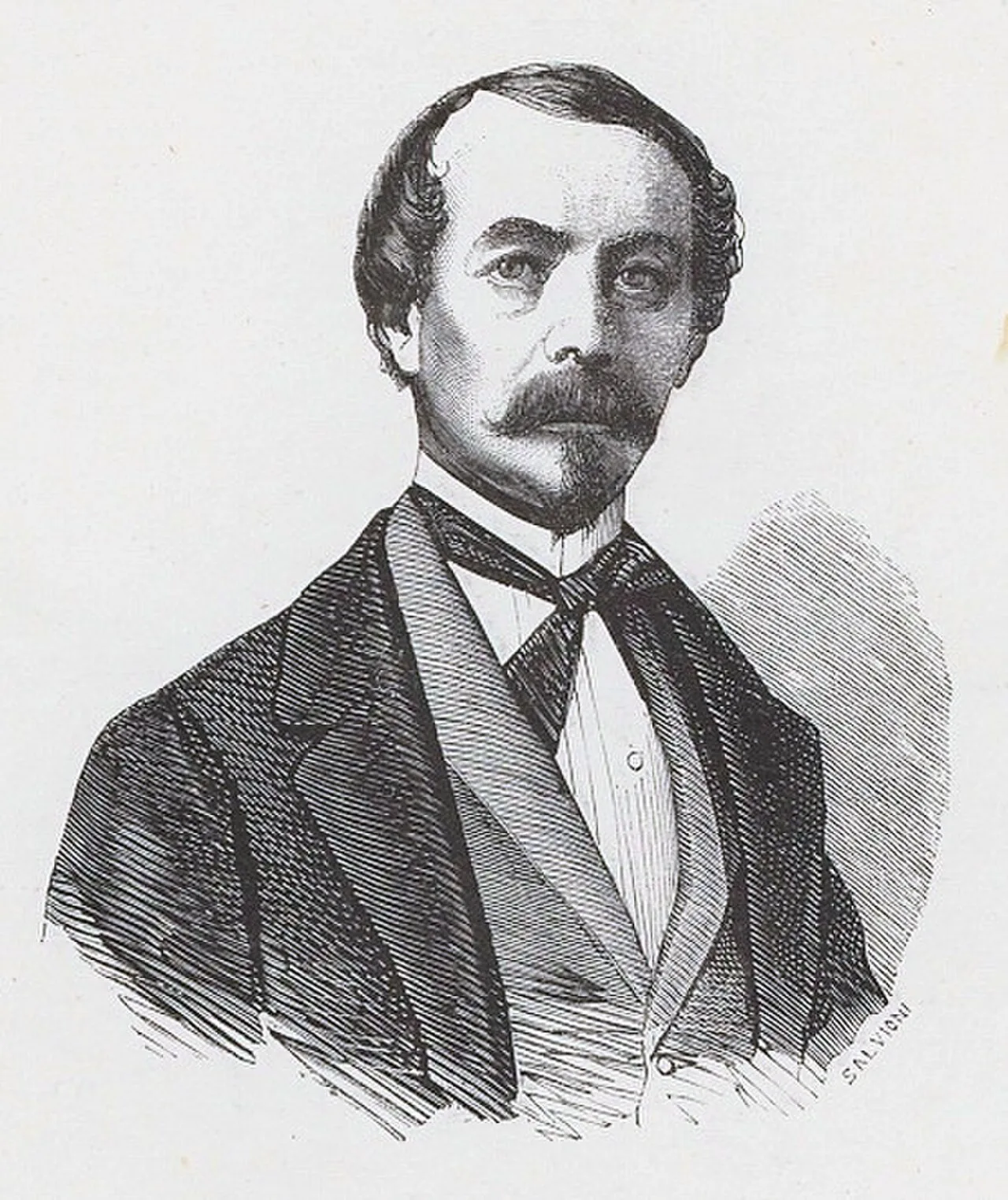 Porträt von Francesco Restelli (1814–1890) – Gedenkseite