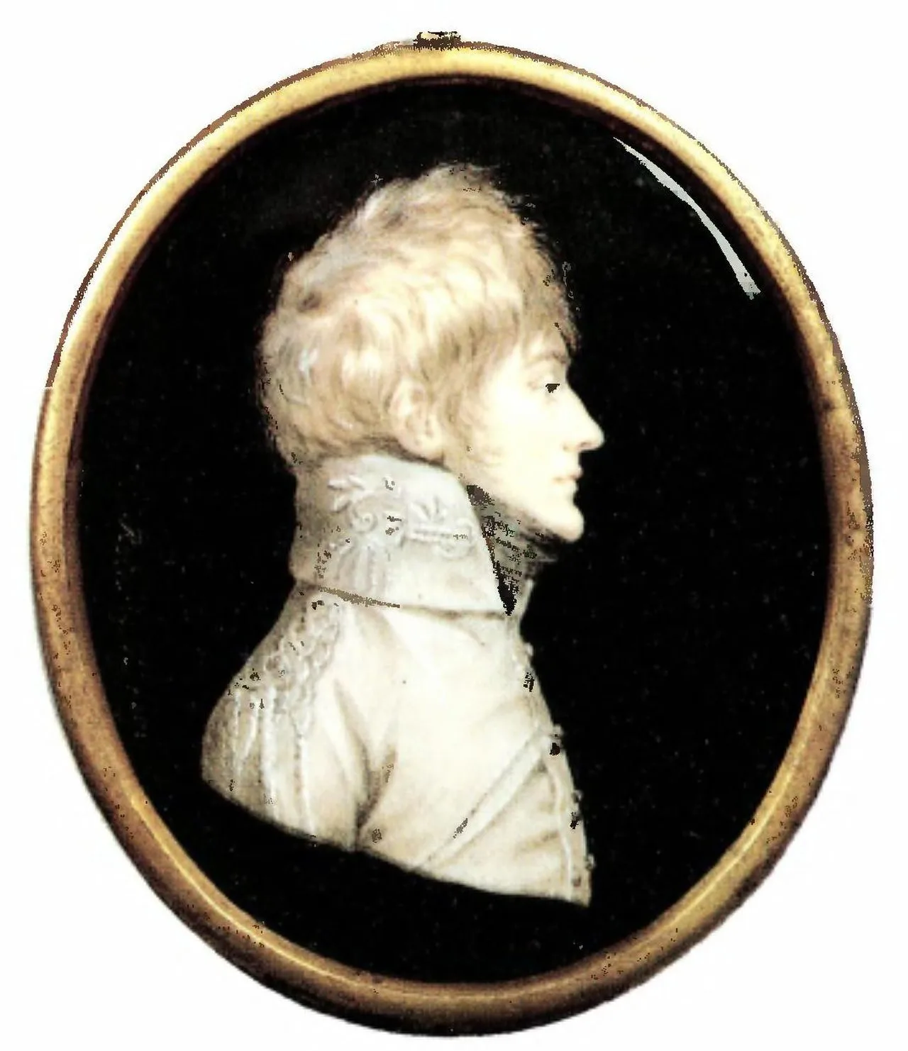 Porträt von Ferdinand von Tiesenhausen (1782–1805) – Gedenkseite