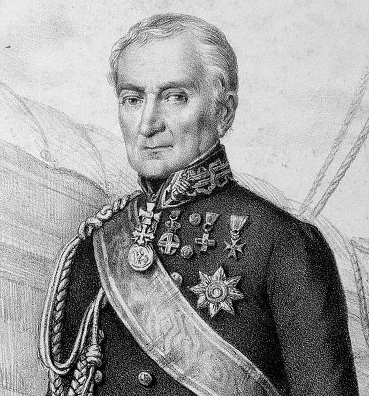 Porträt von Giuseppe Albini (1780–1859) – Gedenkseite
