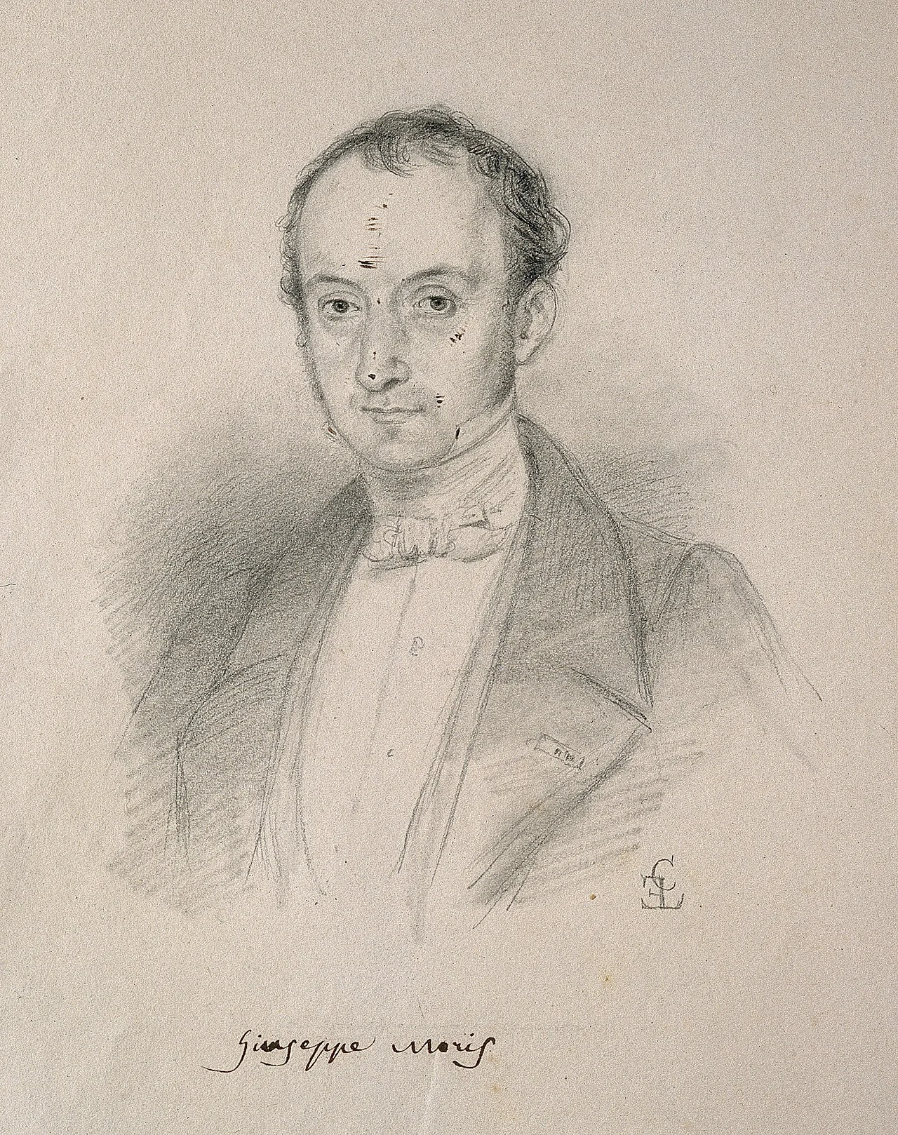 Portrait of Giuseppe Giacinto Moris (1796–1869) – memorial page