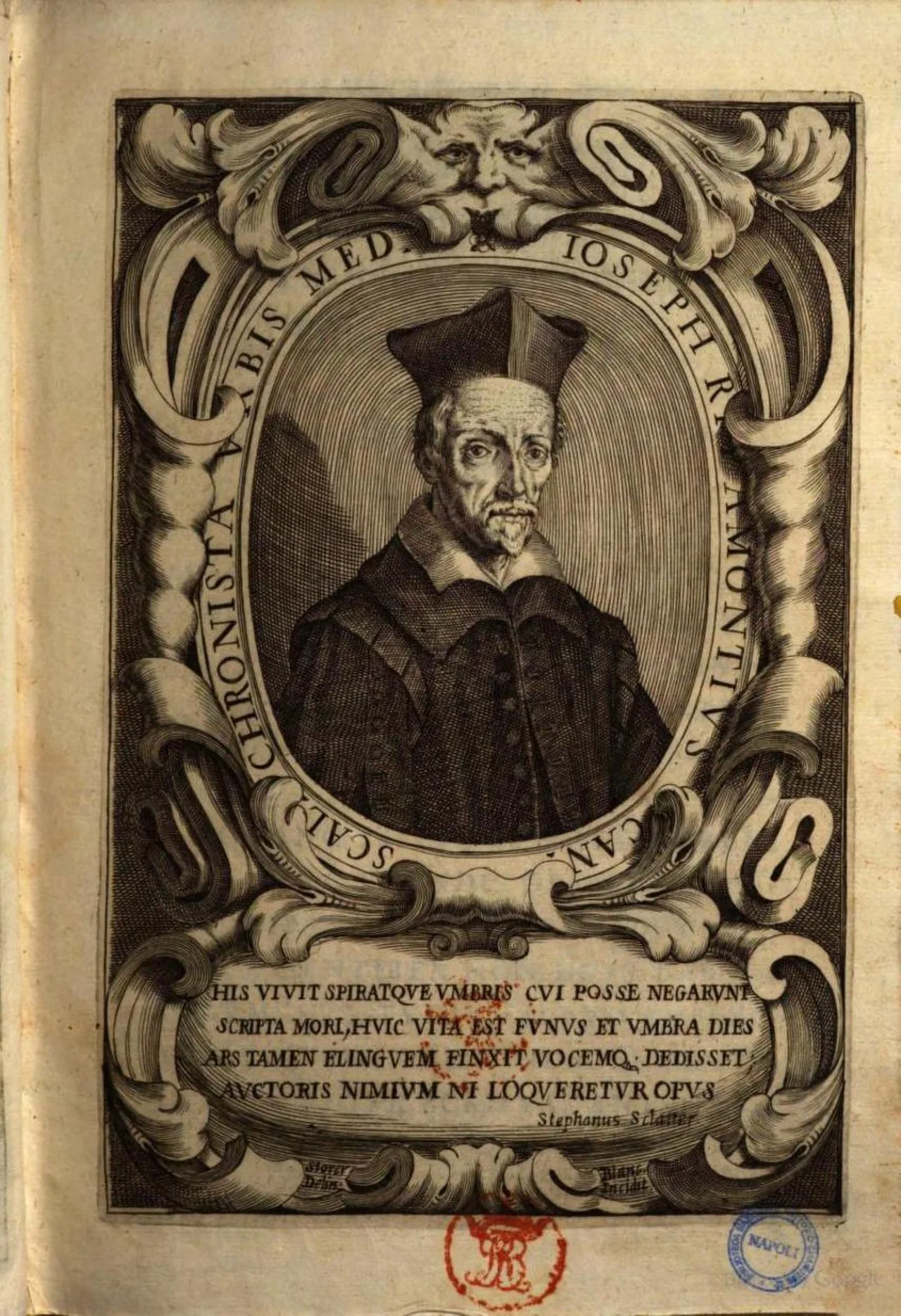 Porträt von Giuseppe Ripamonti (1573–1643) – Gedenkseite