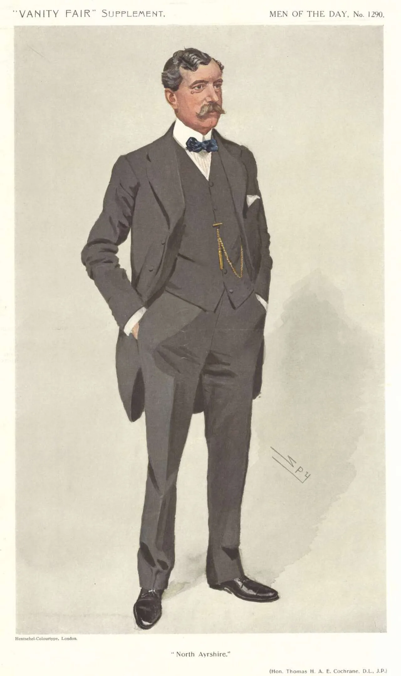 Porträt von Thomas Cochrane (1857–1951) – Gedenkseite